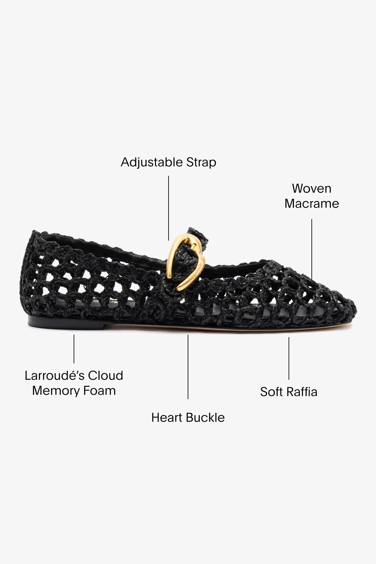Verona Macrame In Black Embroidered Raffia - Image 5