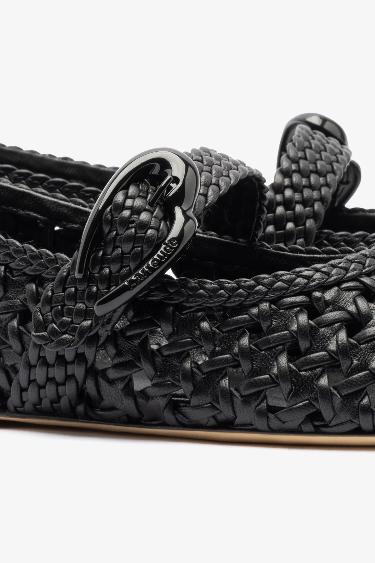 Verona New Macrame In Black Leather - Image 5