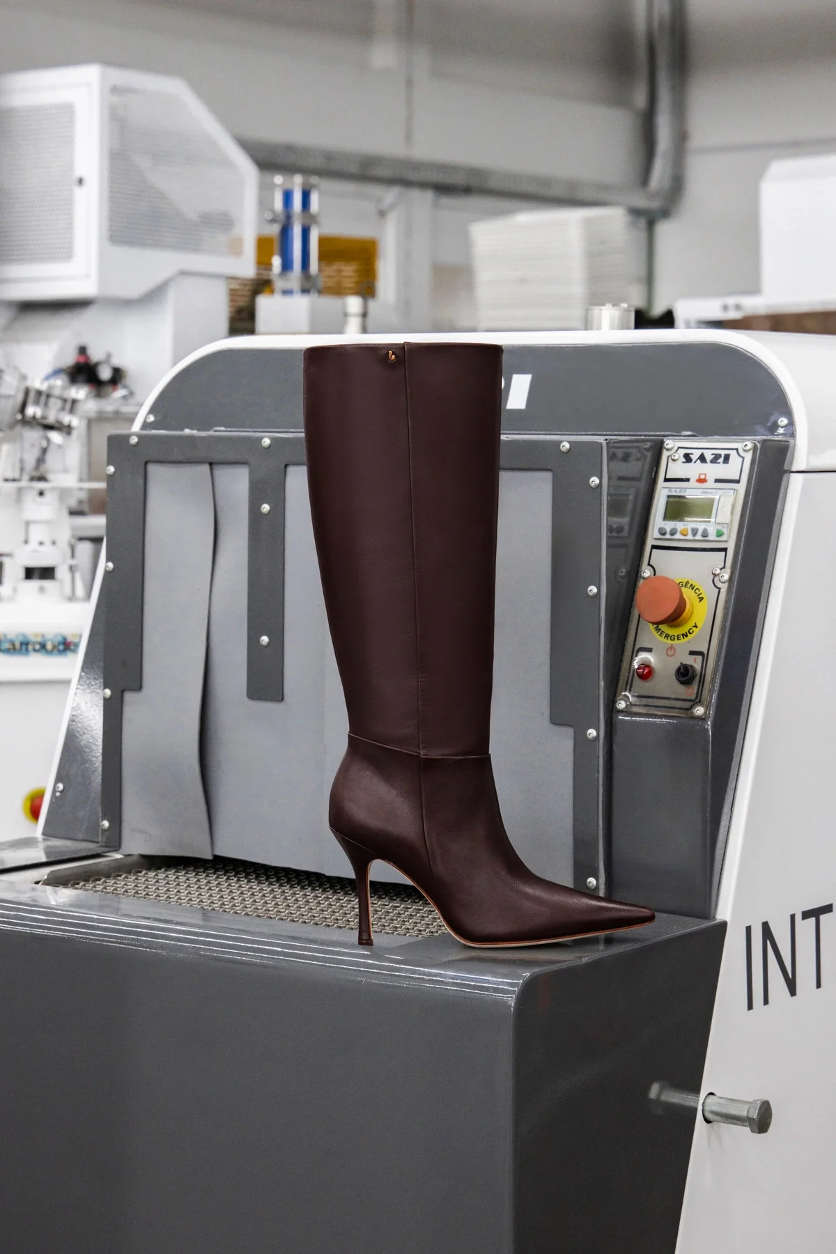 Carine Boot In Brown Leather - Image 2
