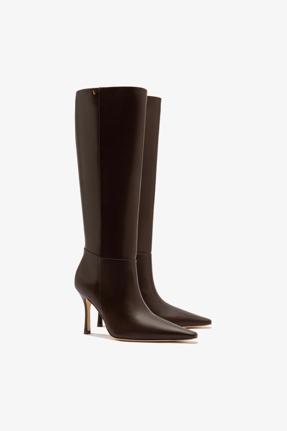 Carine Boot In Brown Leather - Image 3