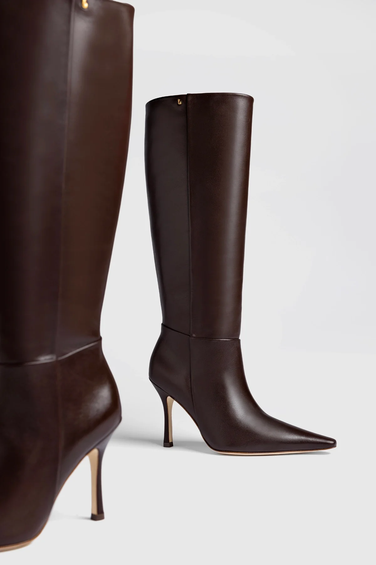 Carine Boot In Brown Leather - Image 6
