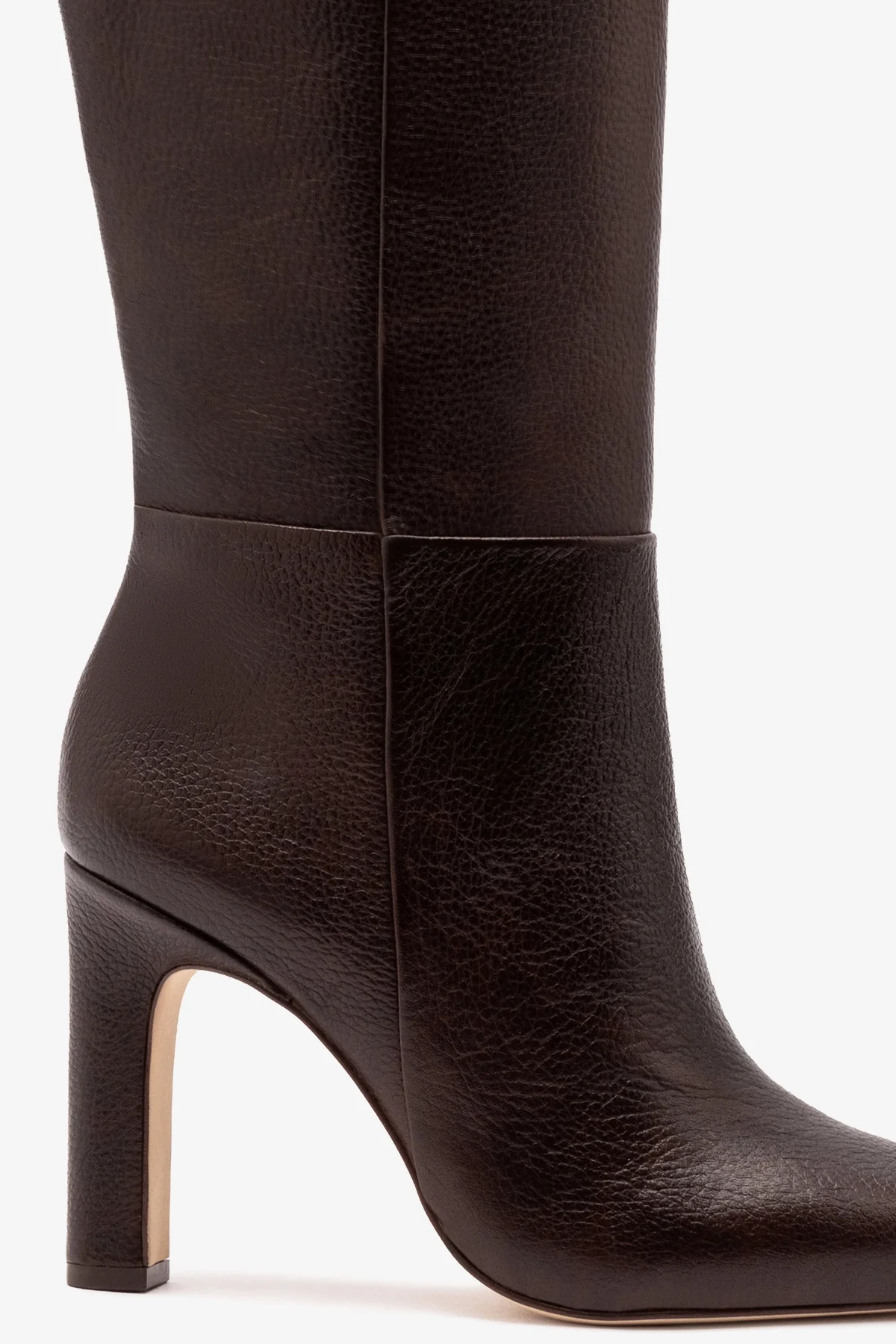 Cindy Hi Boot In Brown Leather - Image 4