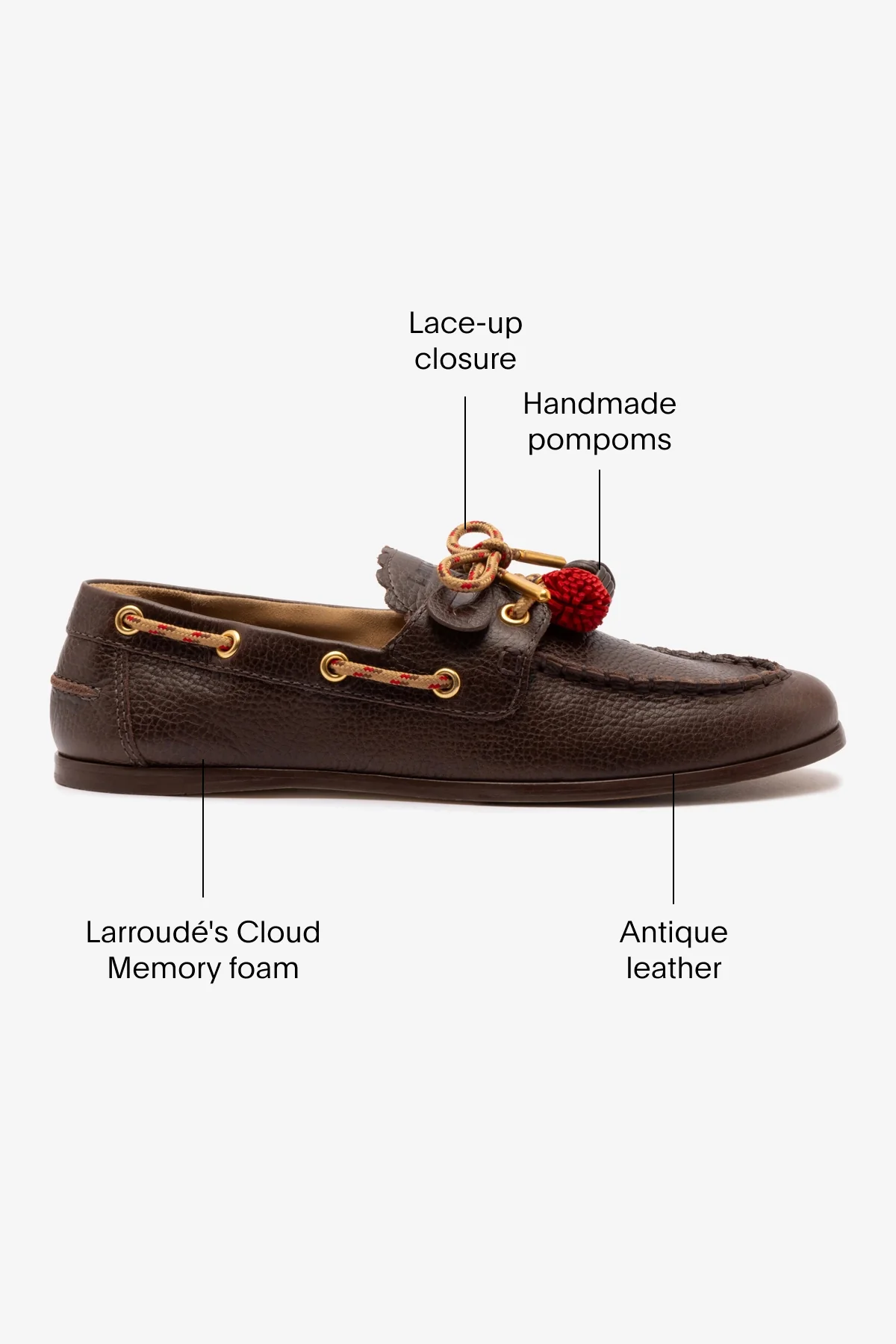 Cyprus Boat Shoe In Brown Leather - Image 5