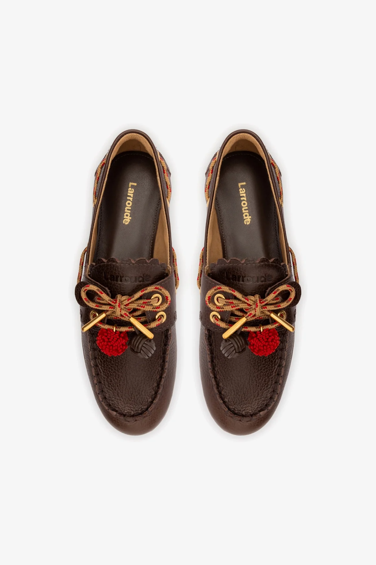 Cyprus Boat Shoe In Brown Leather - Image 7