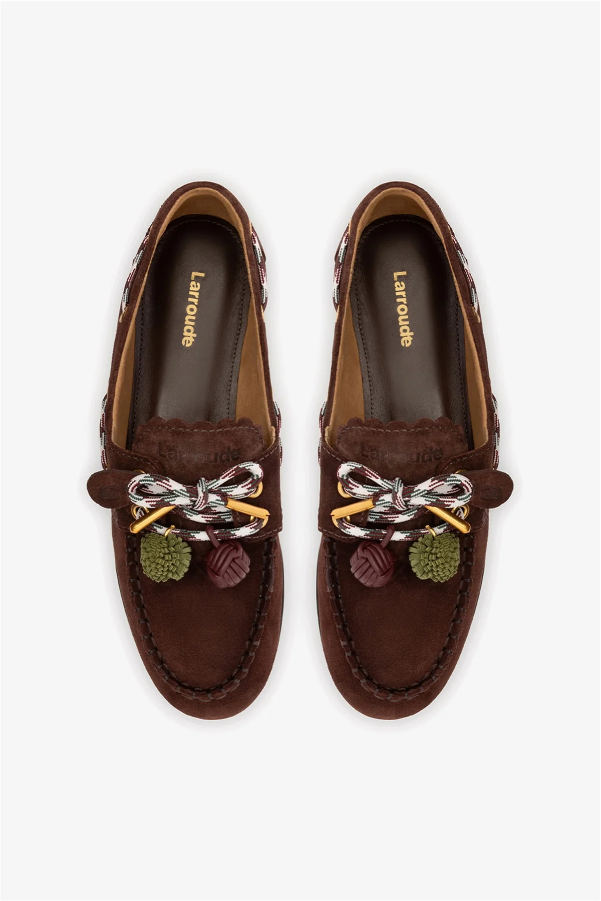 Cyprus Boat Shoe In Brown Suede - Image 7