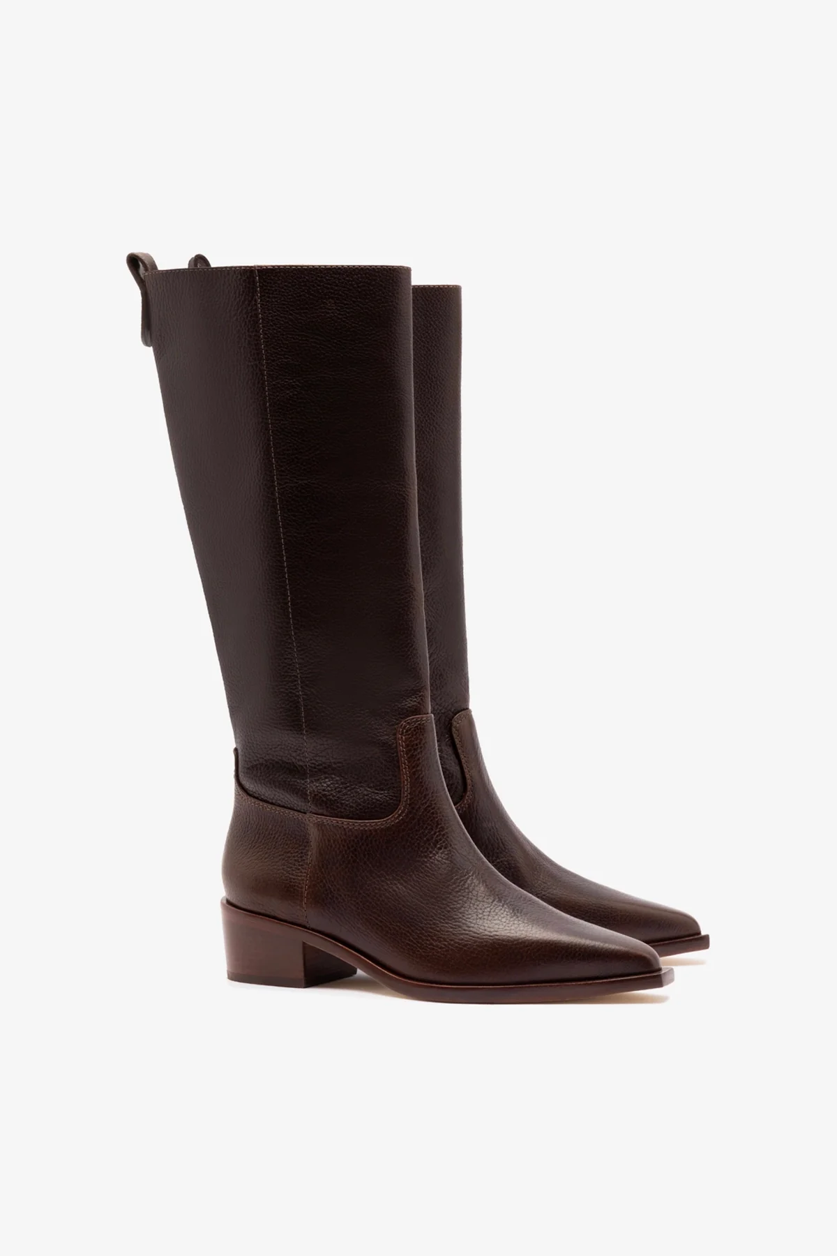 Florencia Boot In Brown Leather - Image 3