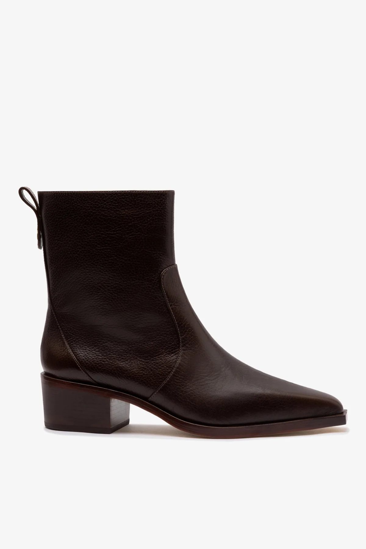Florencia Low Boot In Brown Leather