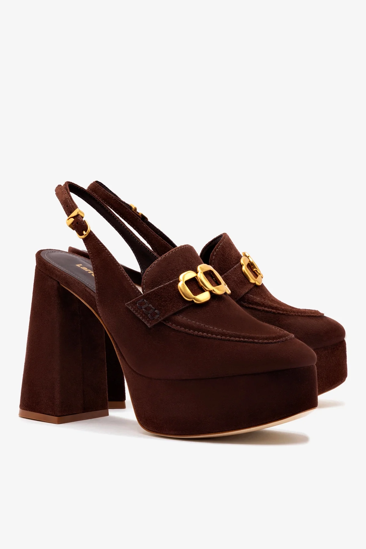 Harrington Loafer Hi In Brown Suede - Image 3
