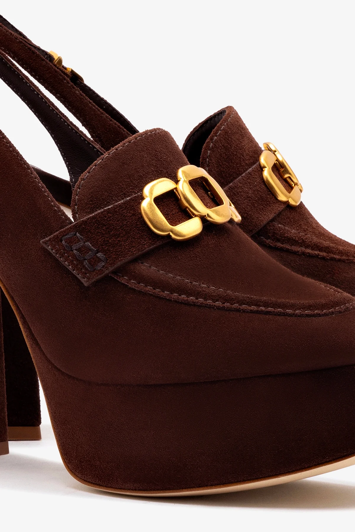 Harrington Loafer Hi In Brown Suede - Image 4