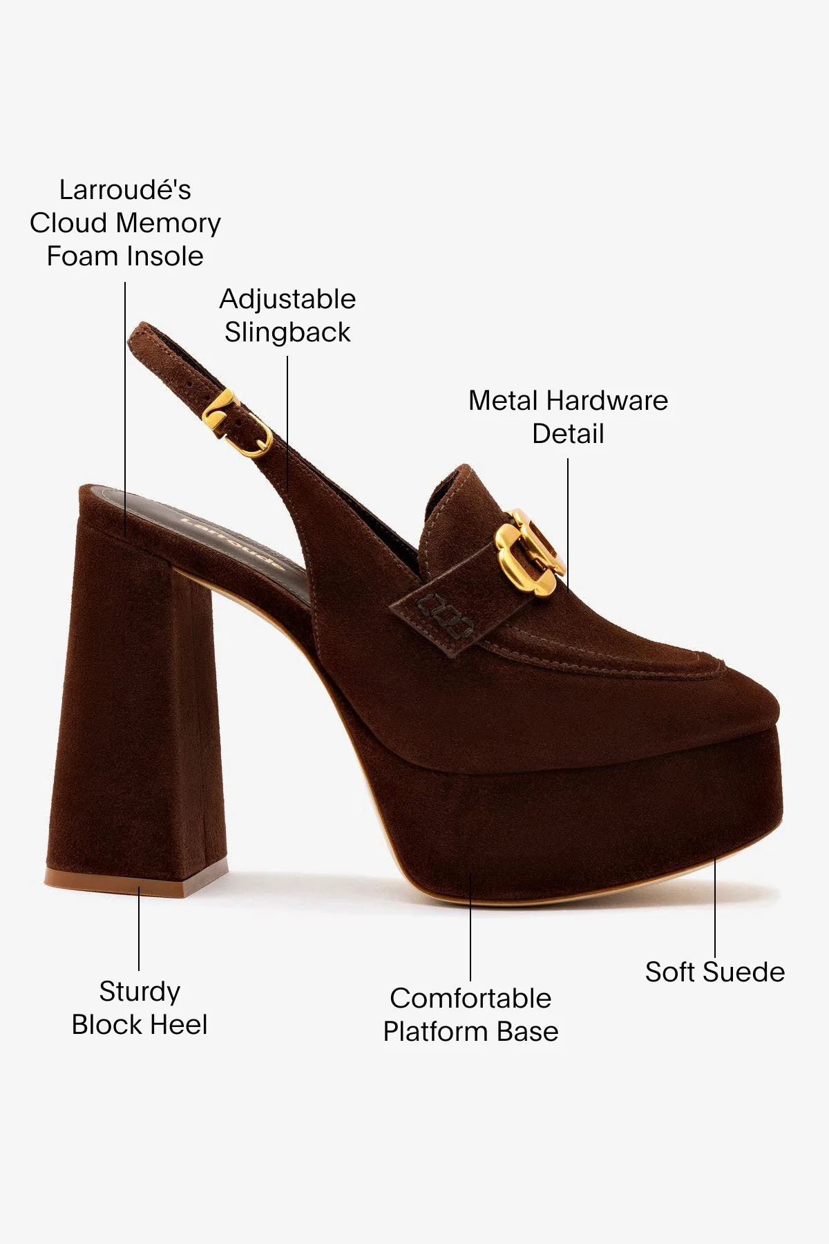 Harrington Loafer Hi In Brown Suede - Image 5