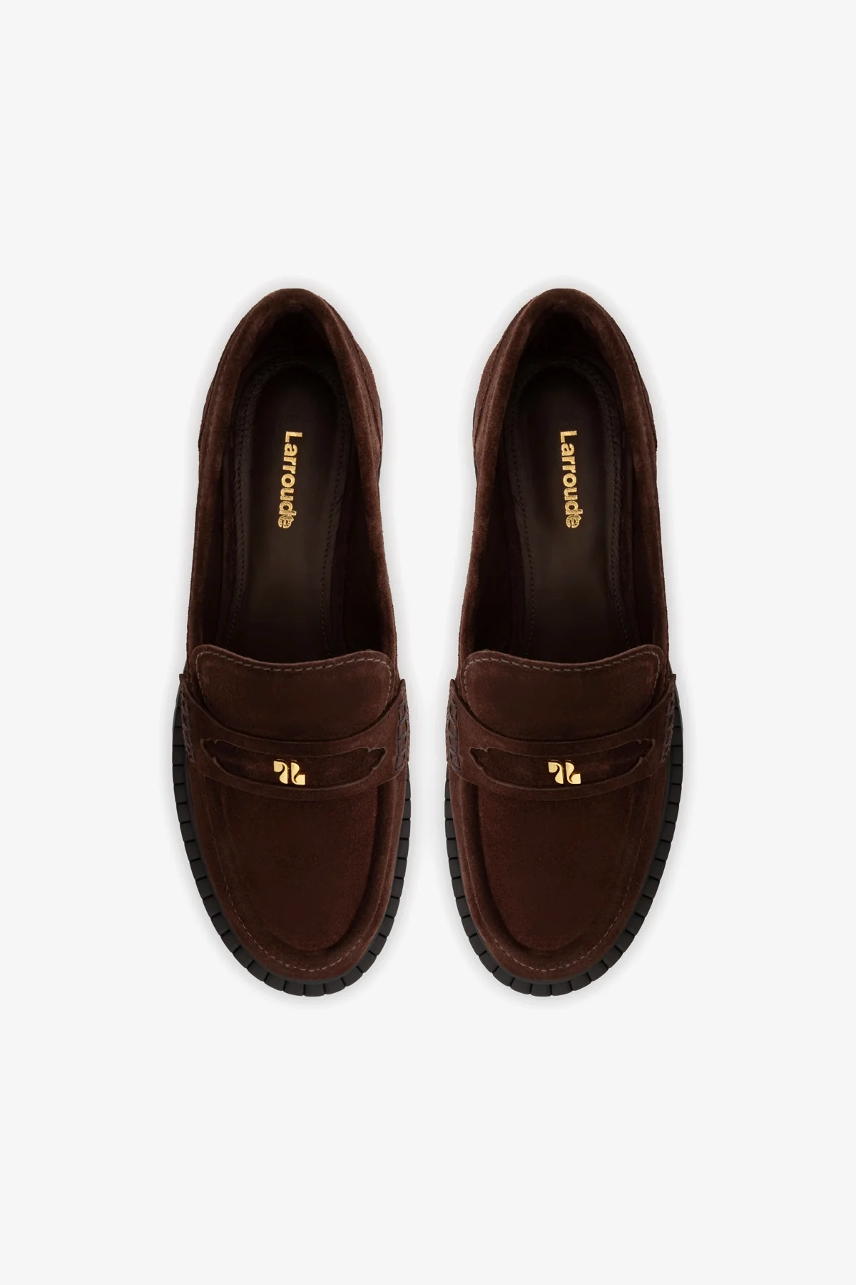 Suki Lugsole Loafer In Brown Suede - Image 6