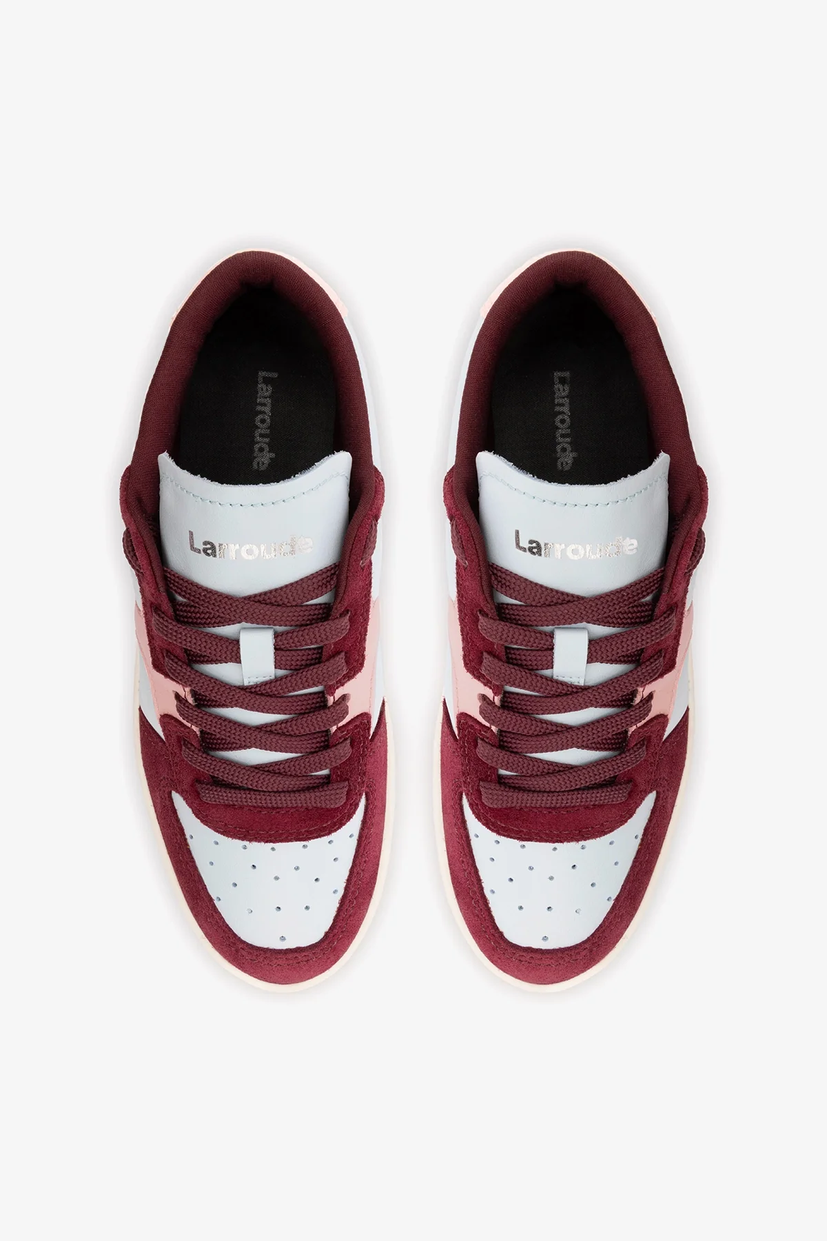 George Sneaker In Burgundy Suede and Maya and Tulip Leather - Image 8