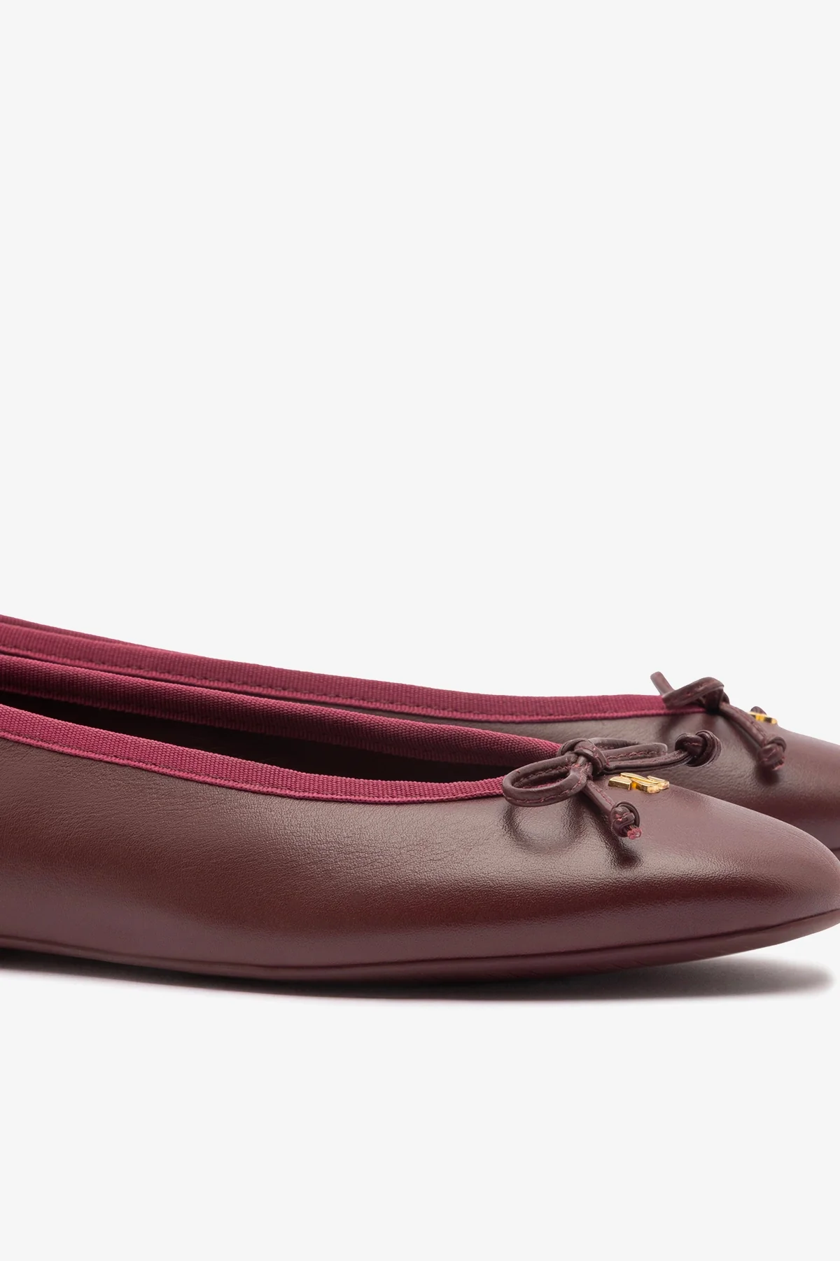 Pavlova Ballet Flat In Burgundy Leather - Image 4