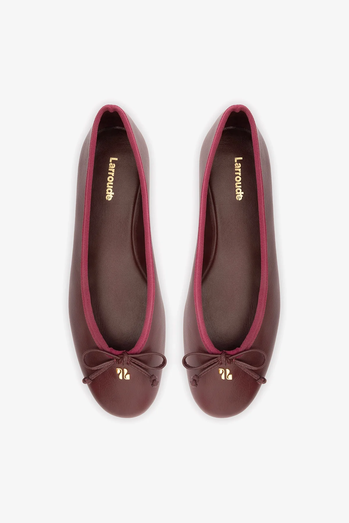 Pavlova Ballet Flat In Burgundy Leather - Image 7