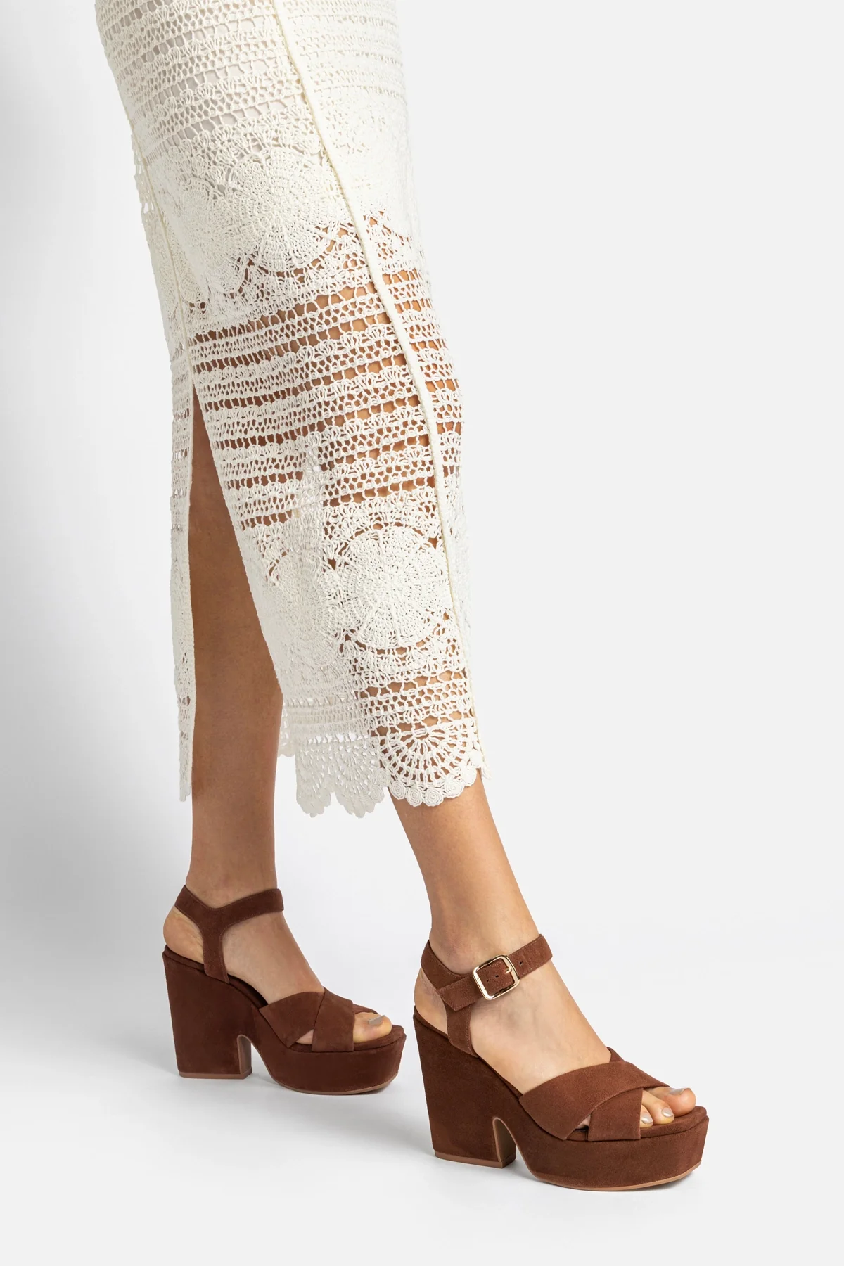 Cher Sandal In Burnt Umber Leather - Image 2