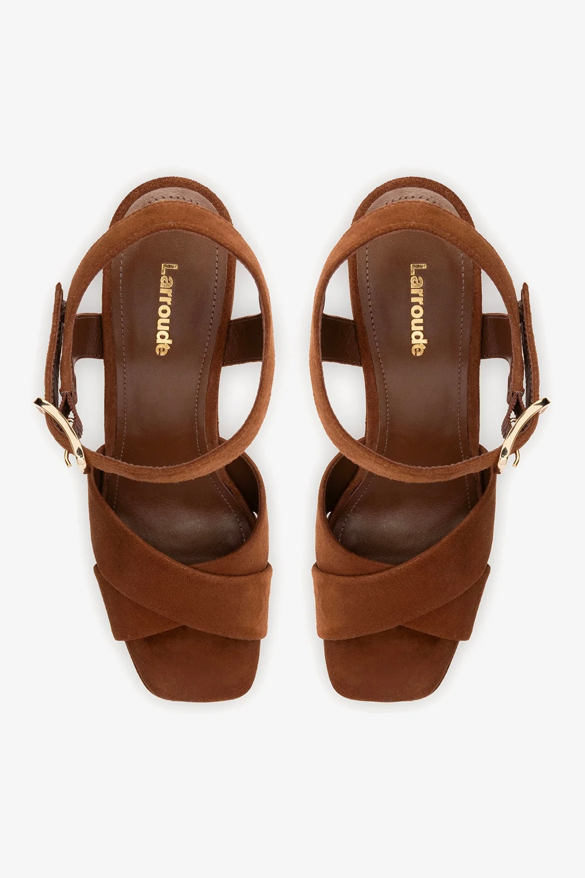 Cher Sandal In Burnt Umber Leather - Image 7
