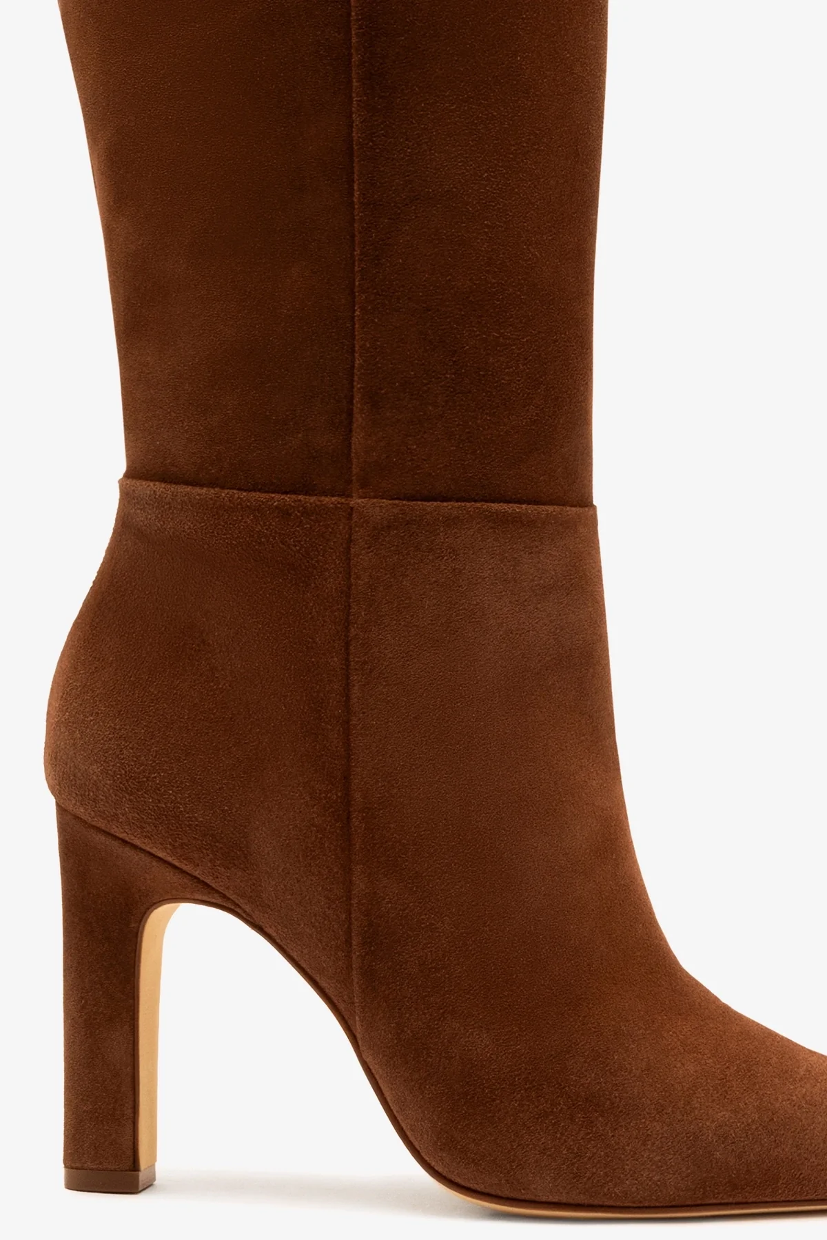 Cindy Hi Boot In Burnt Umber Suede - Image 4