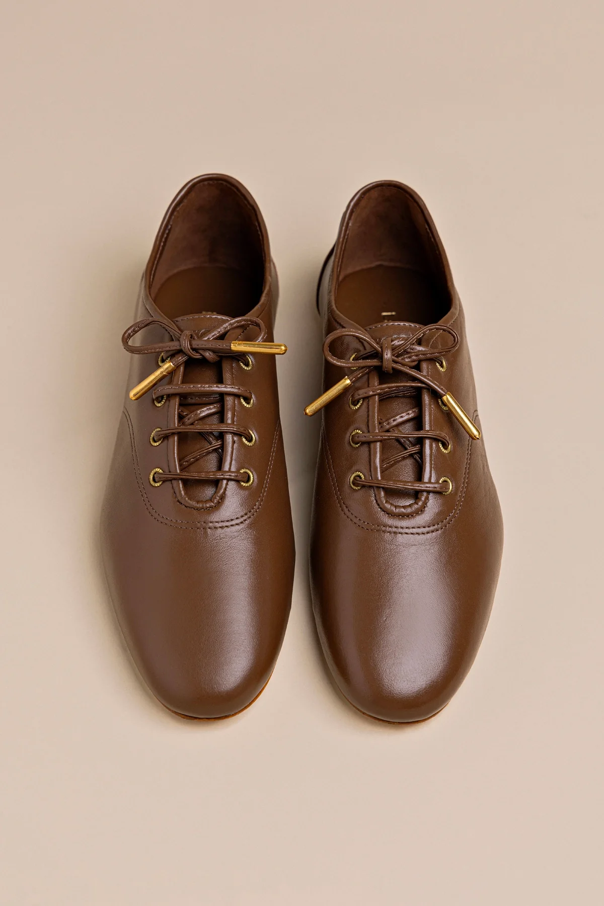 Liza Sneaker In Burnt Umber Leather - Image 6