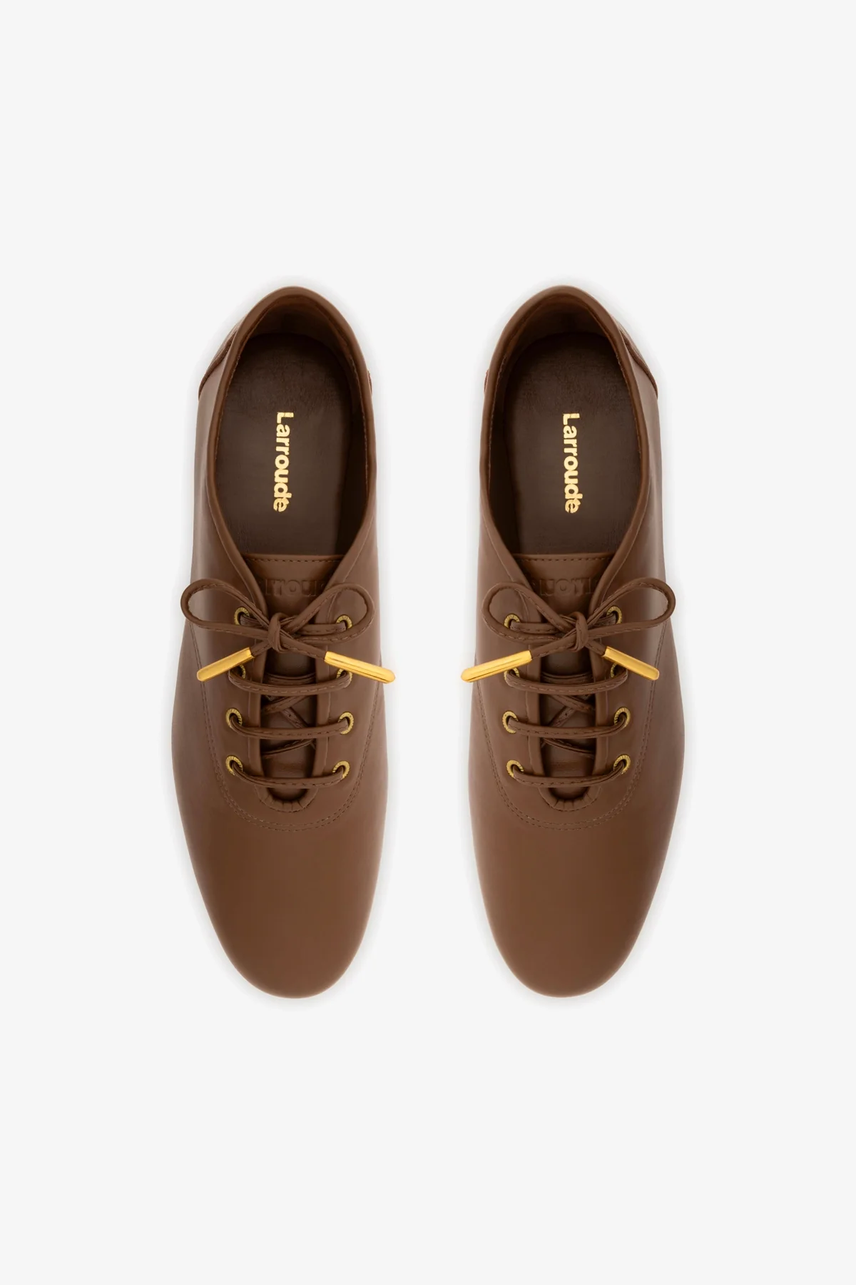 Liza Sneaker In Burnt Umber Leather - Image 7