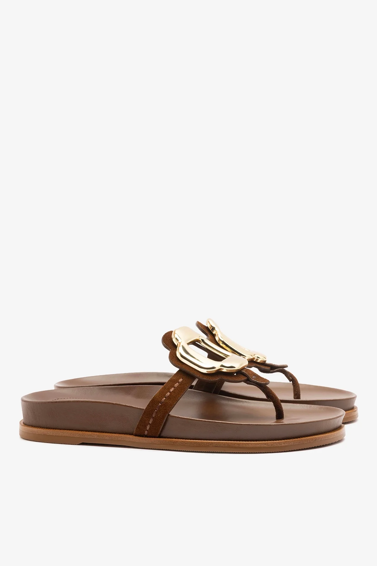 Margherita Sport Sandal Burnt Umber Suede - Image 3