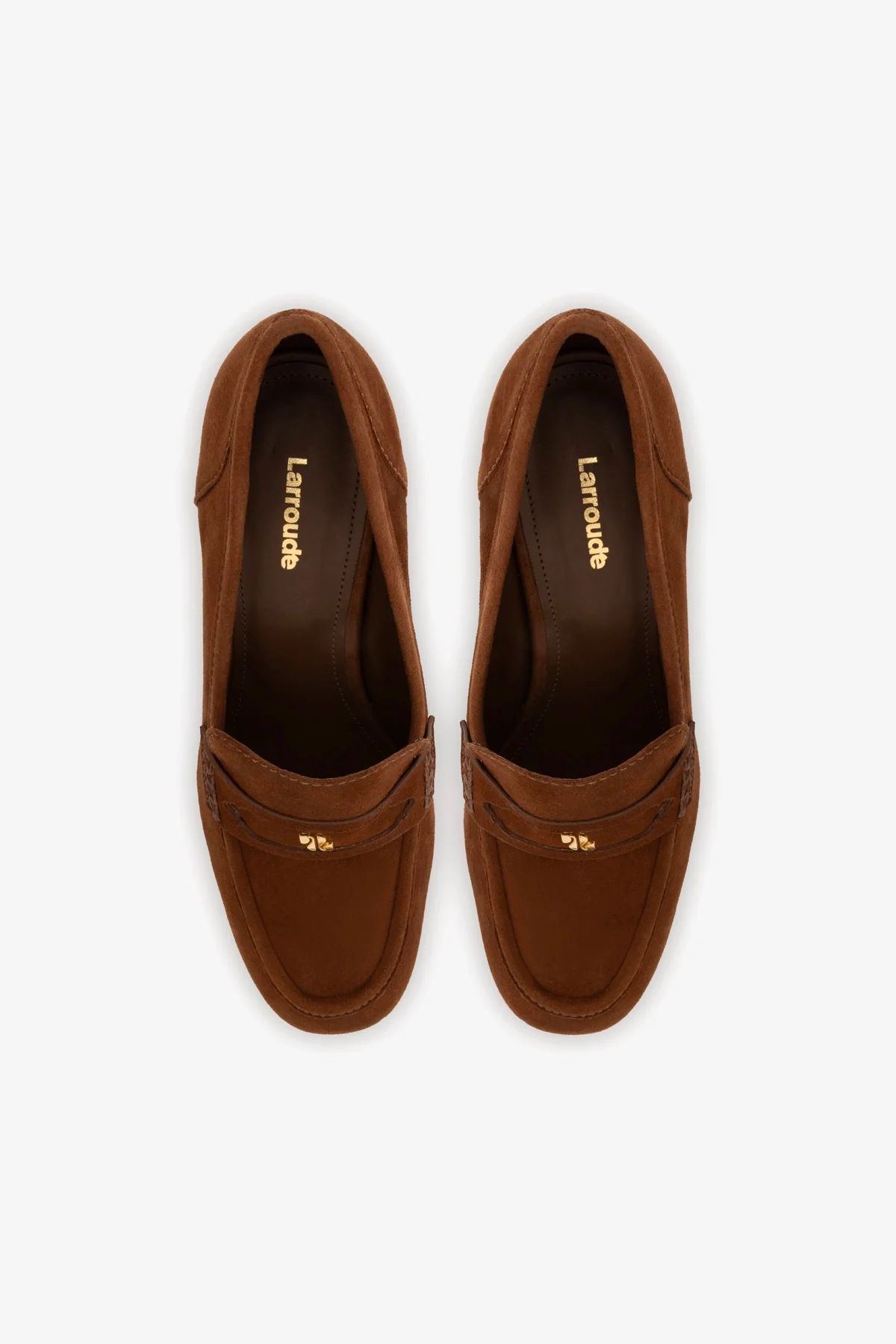 Suki Platform In Burnt Umber Suede - Image 7