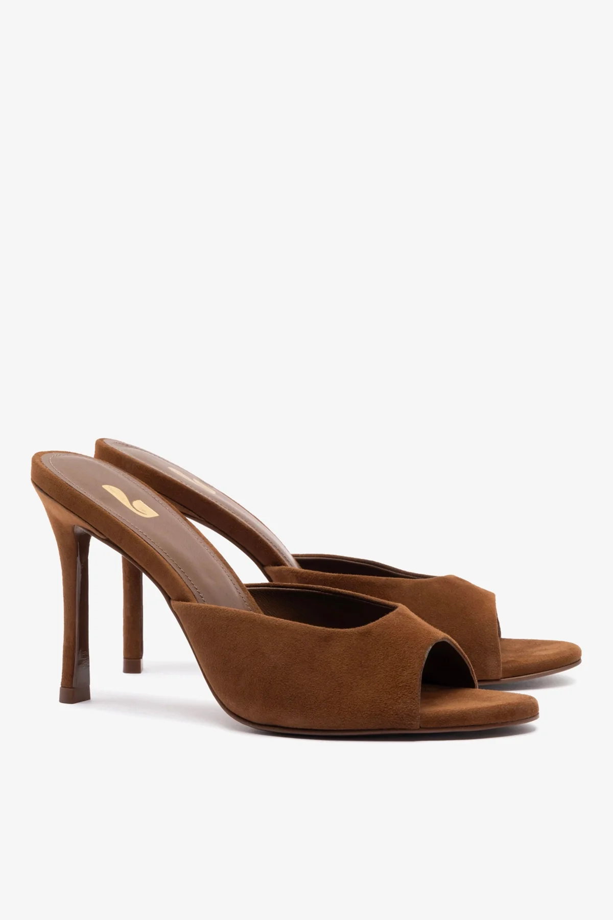 Jasmine Hi Mule In Burnt Umber Suede - Image 3