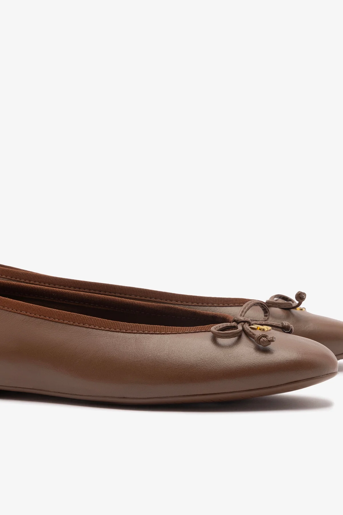Pavlova Ballet Flat In Burnt Umber Leather - Image 4
