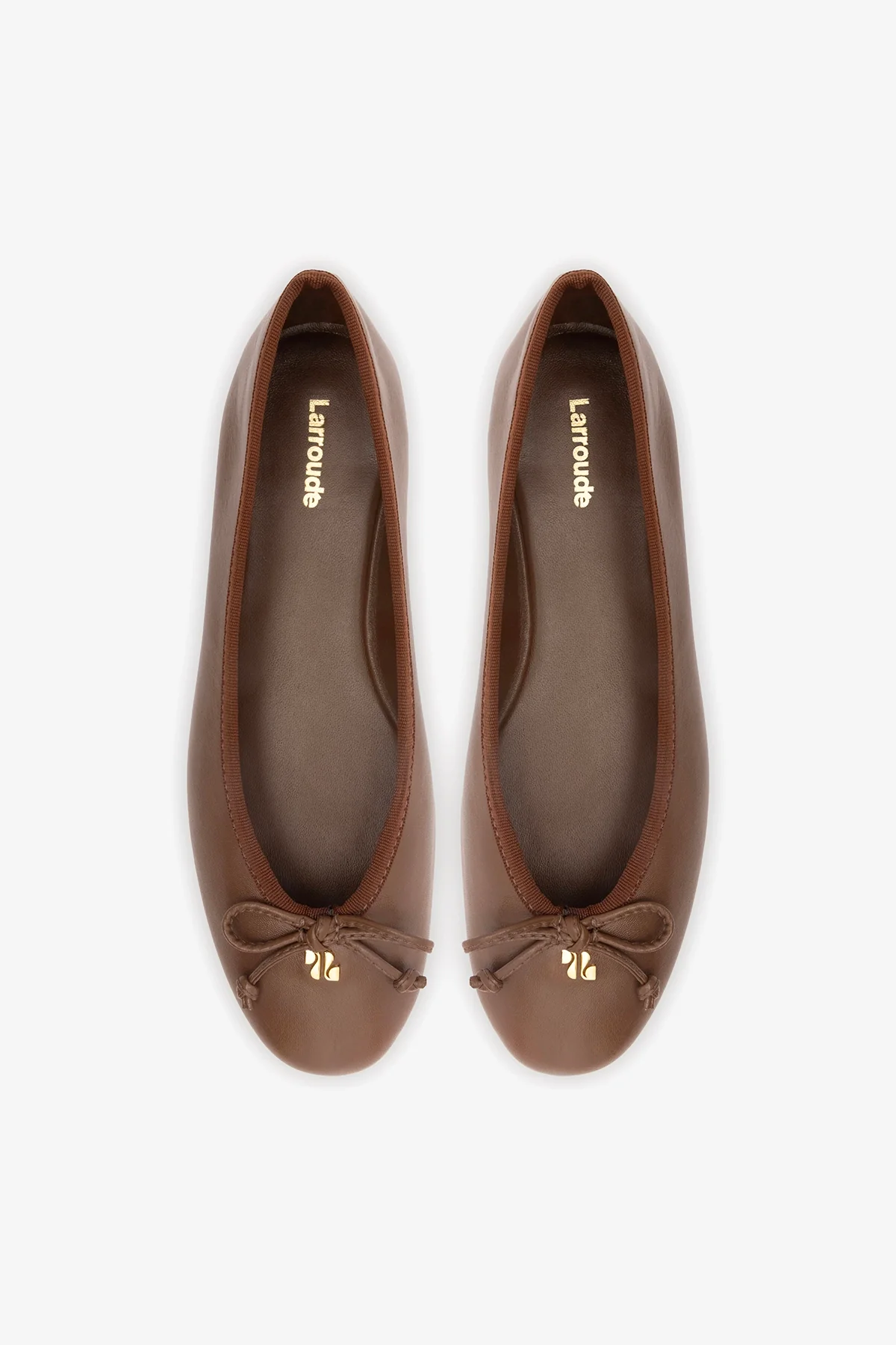 Pavlova Ballet Flat In Burnt Umber Leather - Image 7