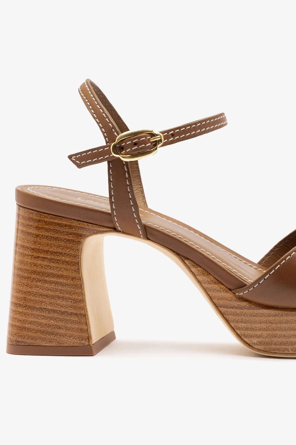 Bianca Low Sandal Caramel Leather - Image 4