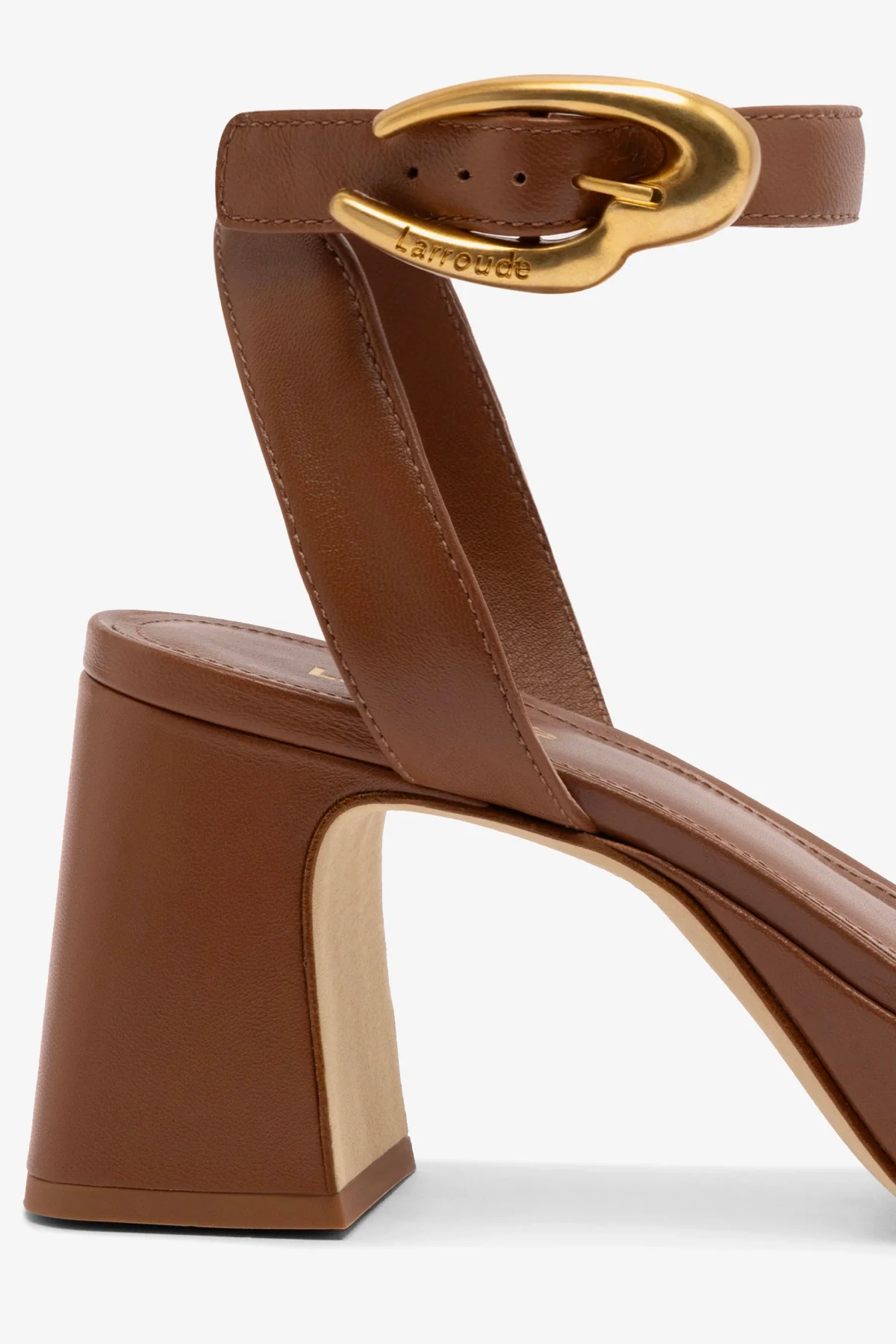 Dolly Verona Low Sandal In Caramel Leather - Image 4