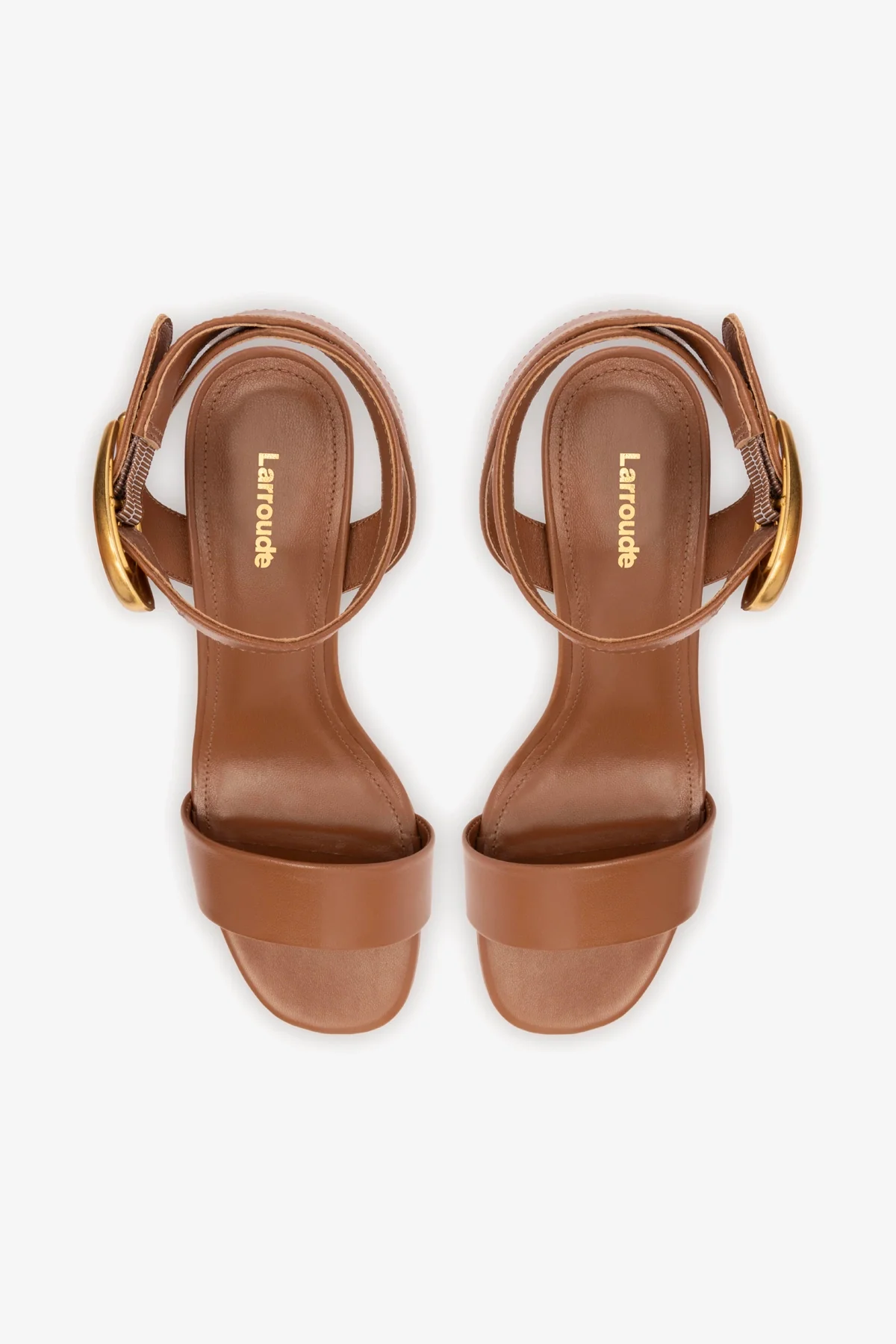 Dolly Verona Low Sandal In Caramel Leather - Image 7