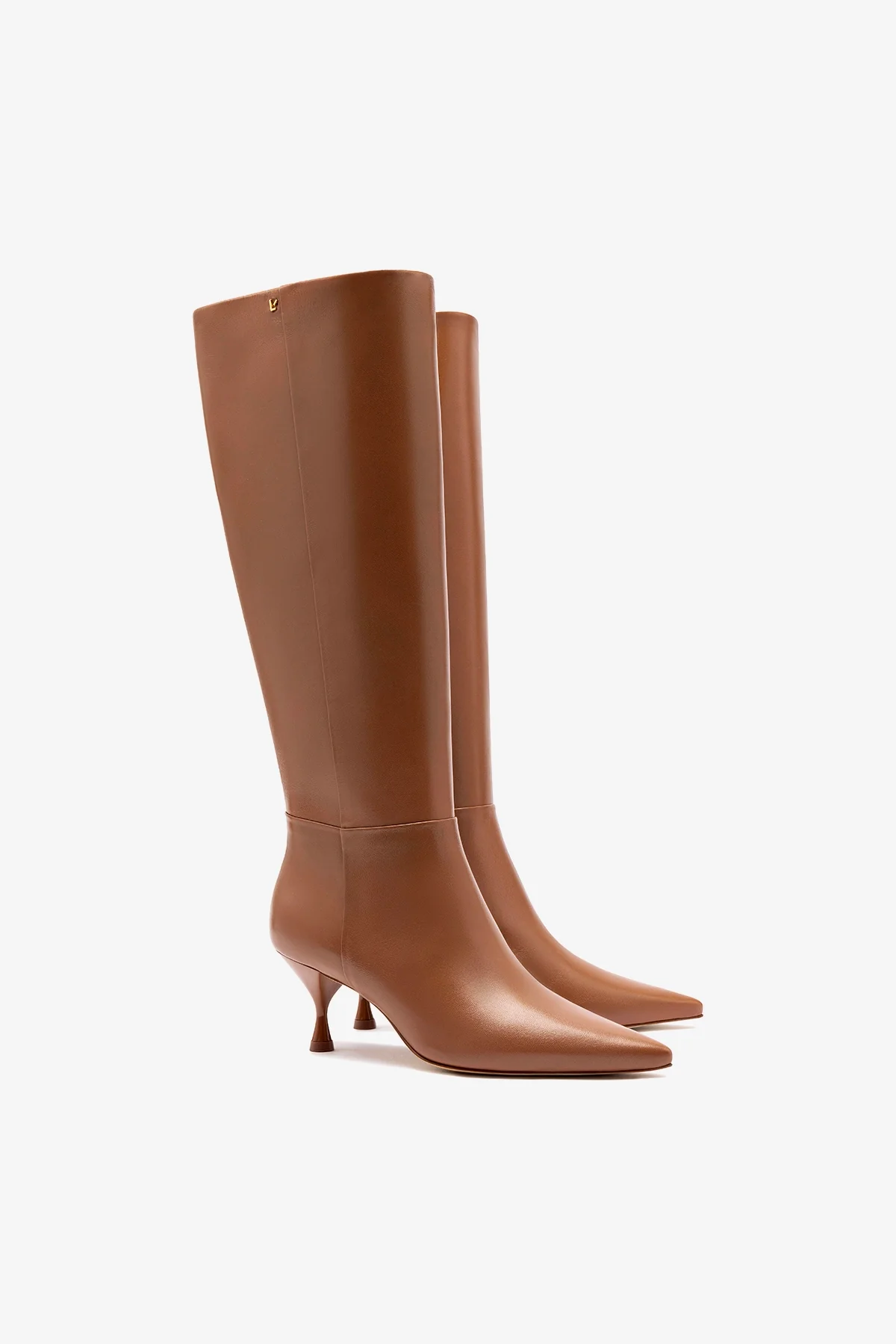 Georgia Boot In Caramel Leather - Image 3