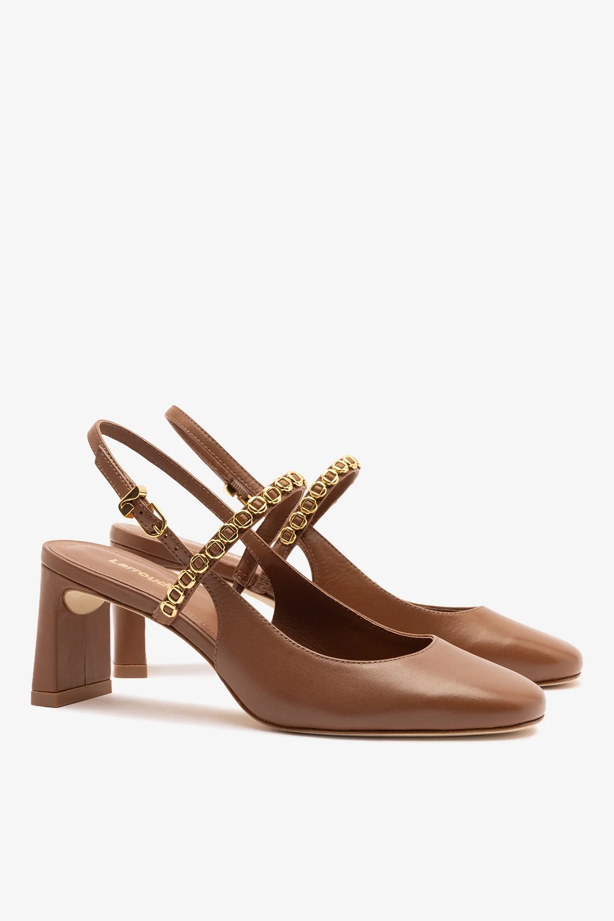 Georgina Milanina Pump In Caramel Leather - Image 2