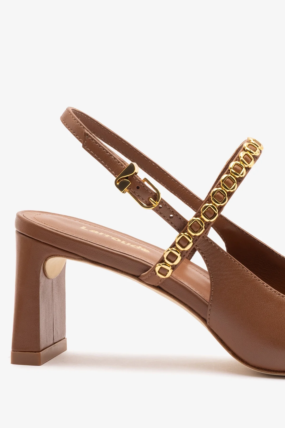 Georgina Milanina Pump In Caramel Leather - Image 3
