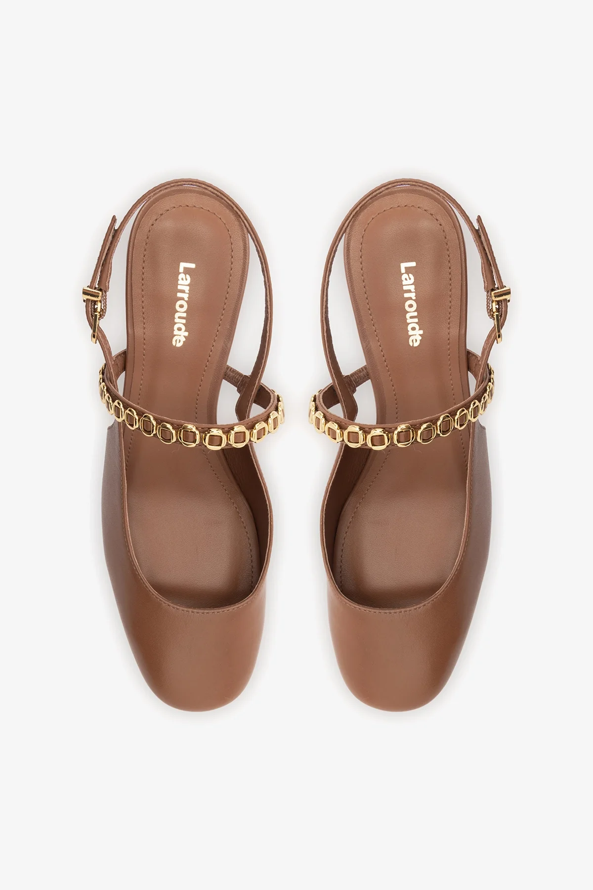 Georgina Milanina Pump In Caramel Leather - Image 4