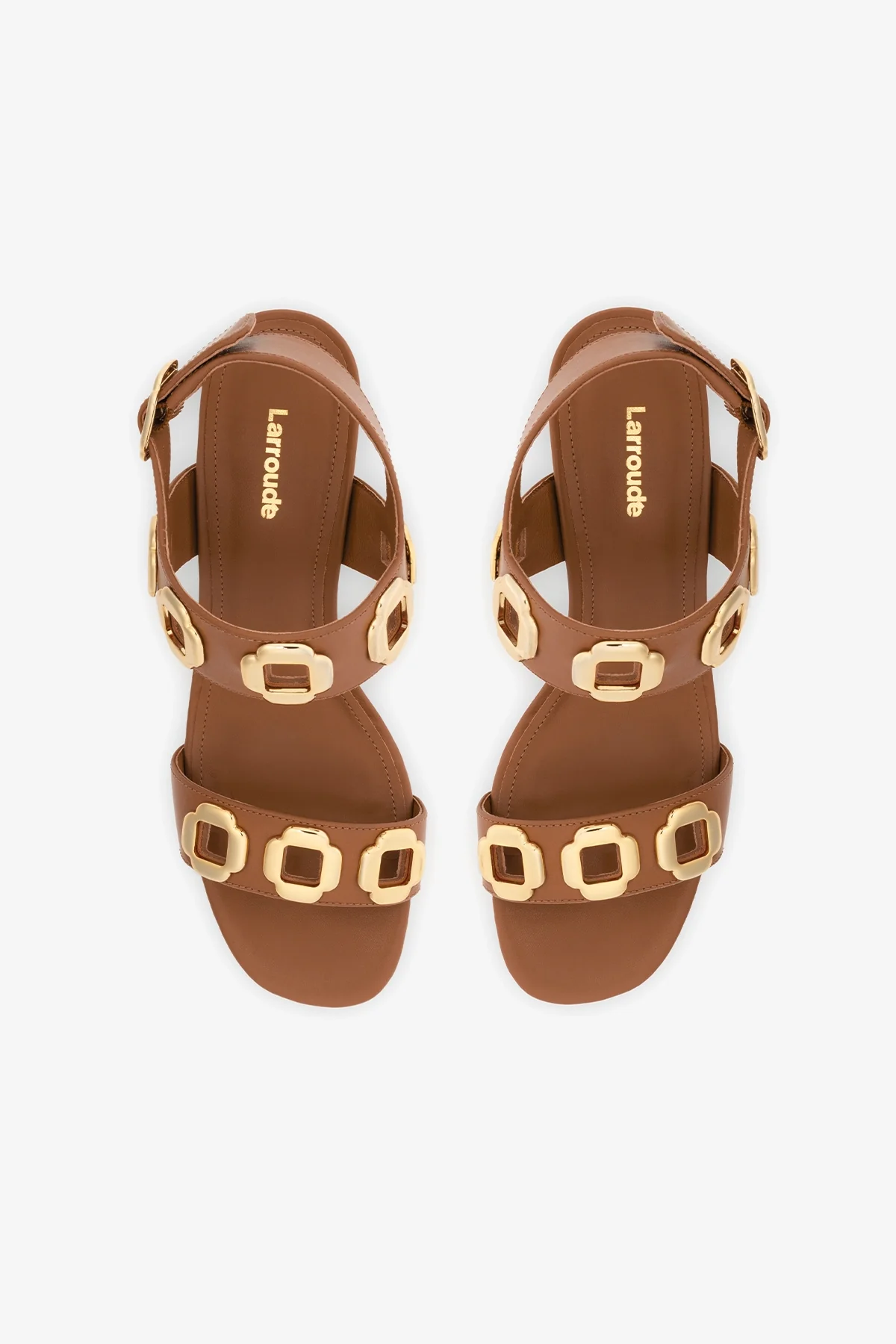 Milan Dolly Low In Caramel Leather - Image 6
