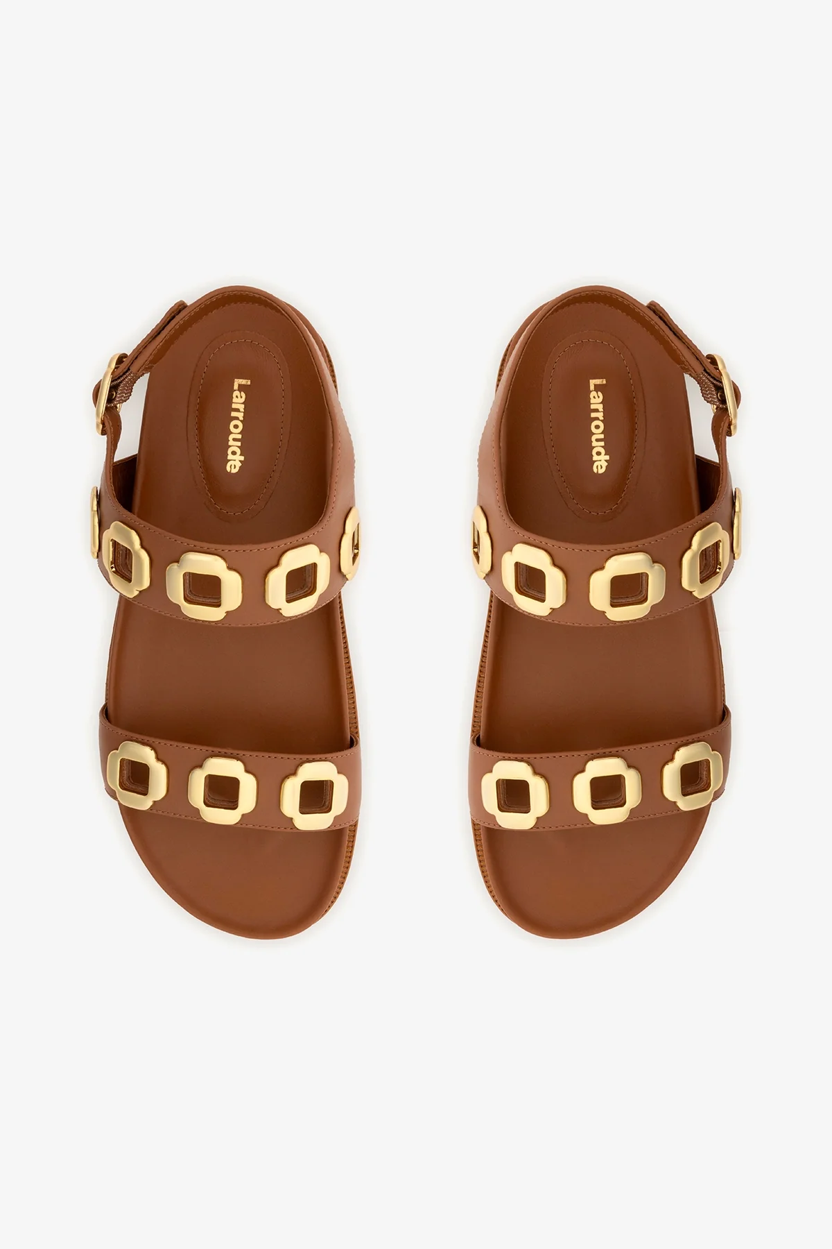 Milan Sport Sandal In Caramel Leather - Image 6