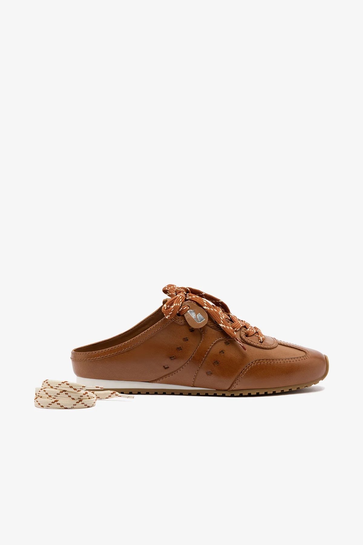 Stella Mule In Caramel Leather - Image 5