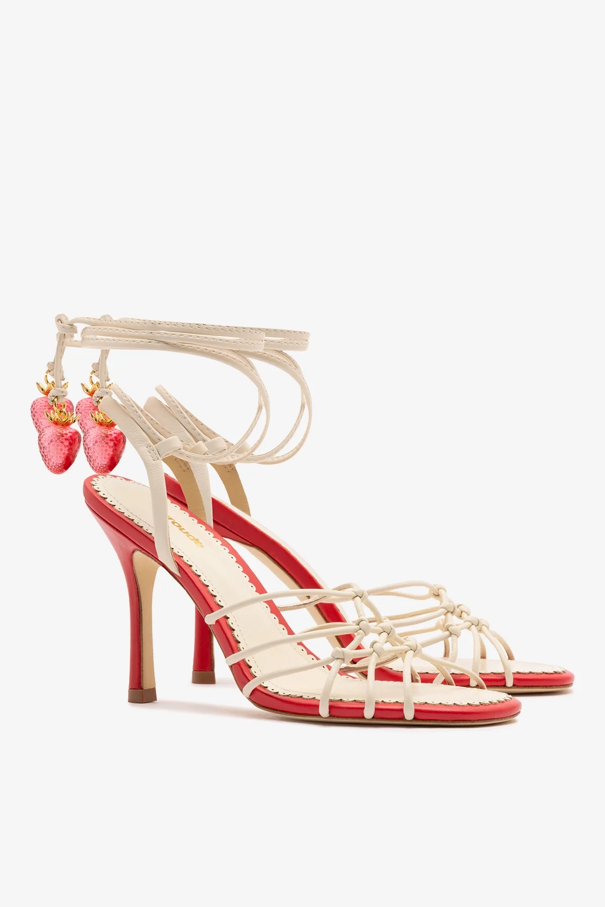 Carmen Sandal Ivory Leather - Image 3