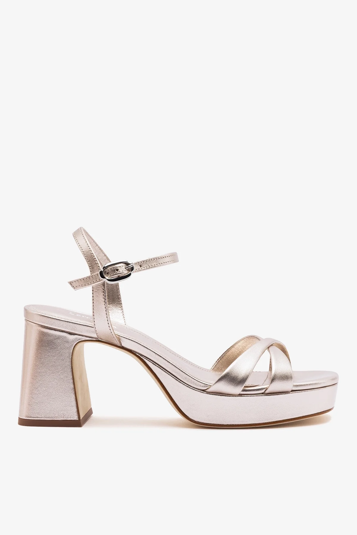 Bianca Low Sandal Champagne Leather