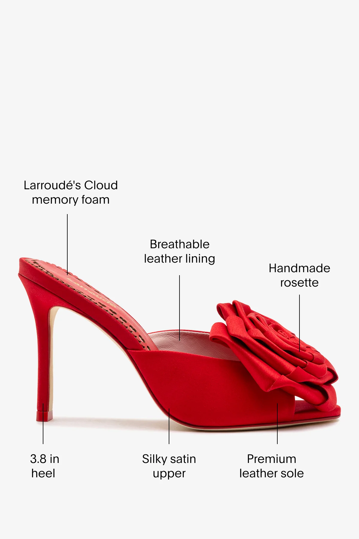 Scarlet Mule In Cherry Satin - Image 5