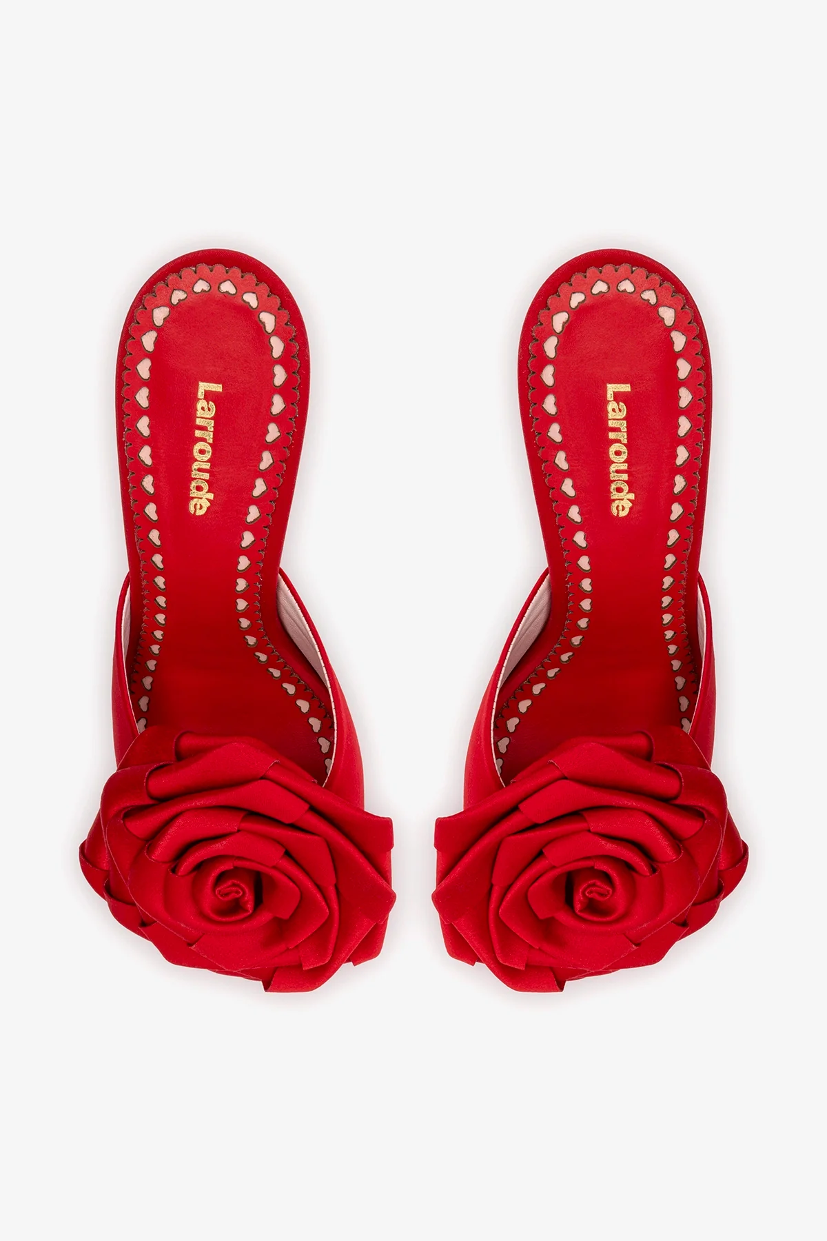 Scarlet Mule In Cherry Satin - Image 7