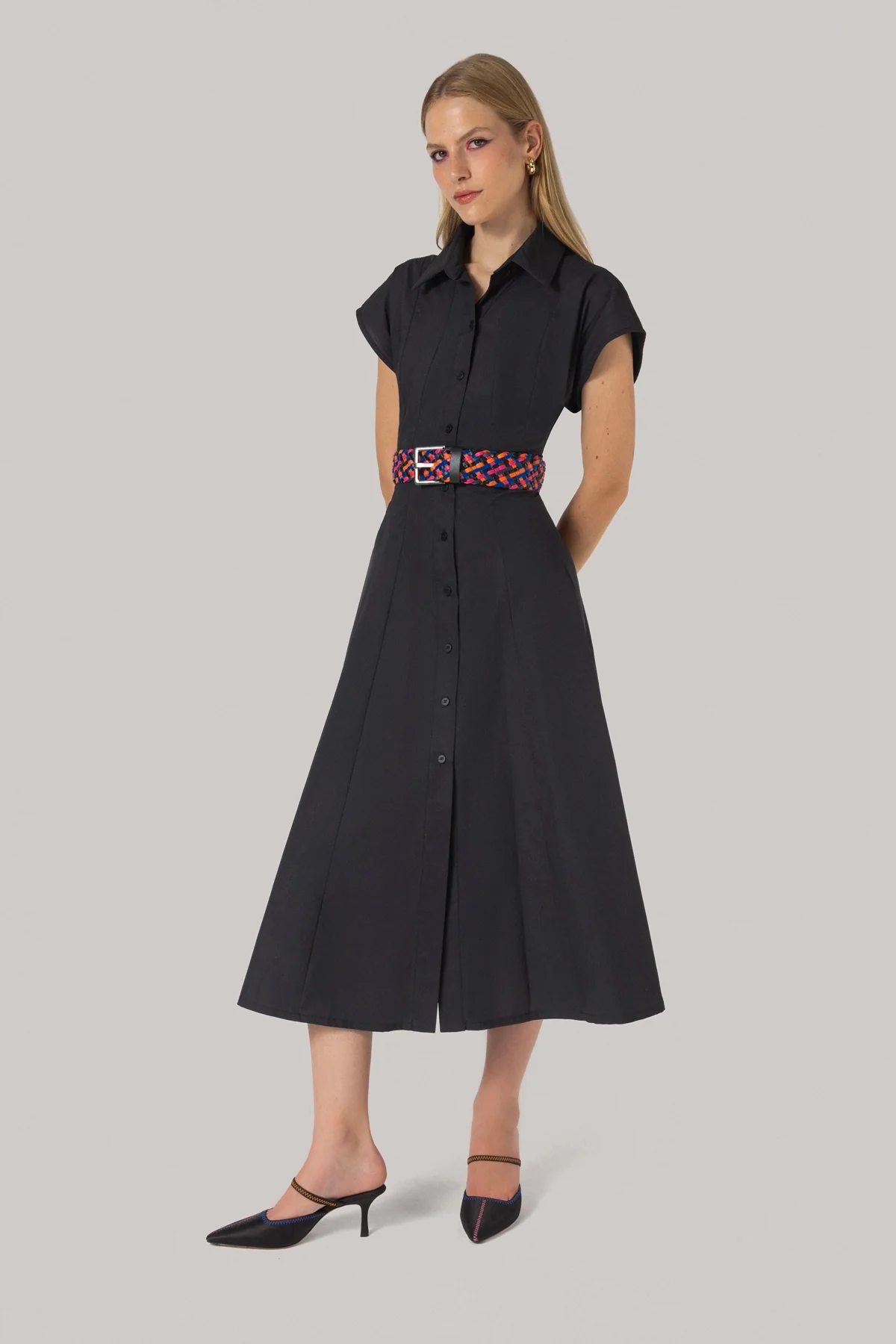 Jonathan Cohen by L.: Braided Belt Multicolor Leather - Image 4