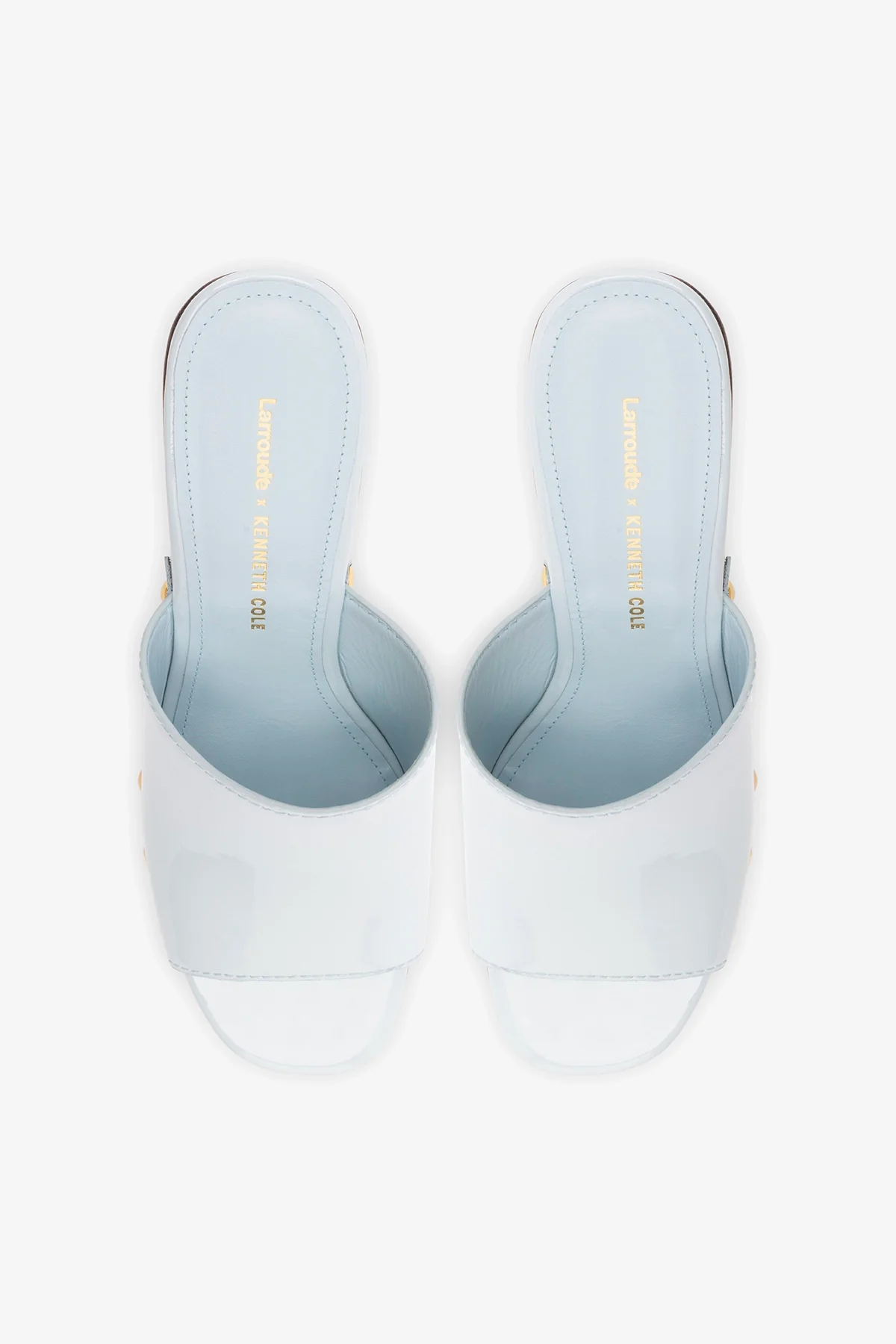 Larroudé x Kenneth Cole: Mule Maya Patent Leather - Image 5