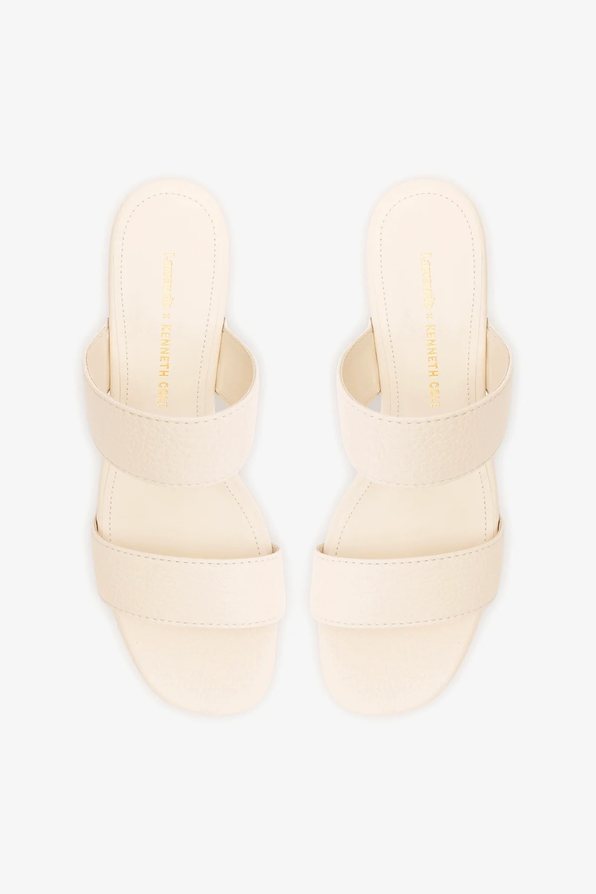 Larroudé x Kenneth Cole: Sandal Ivory Leather - Image 7