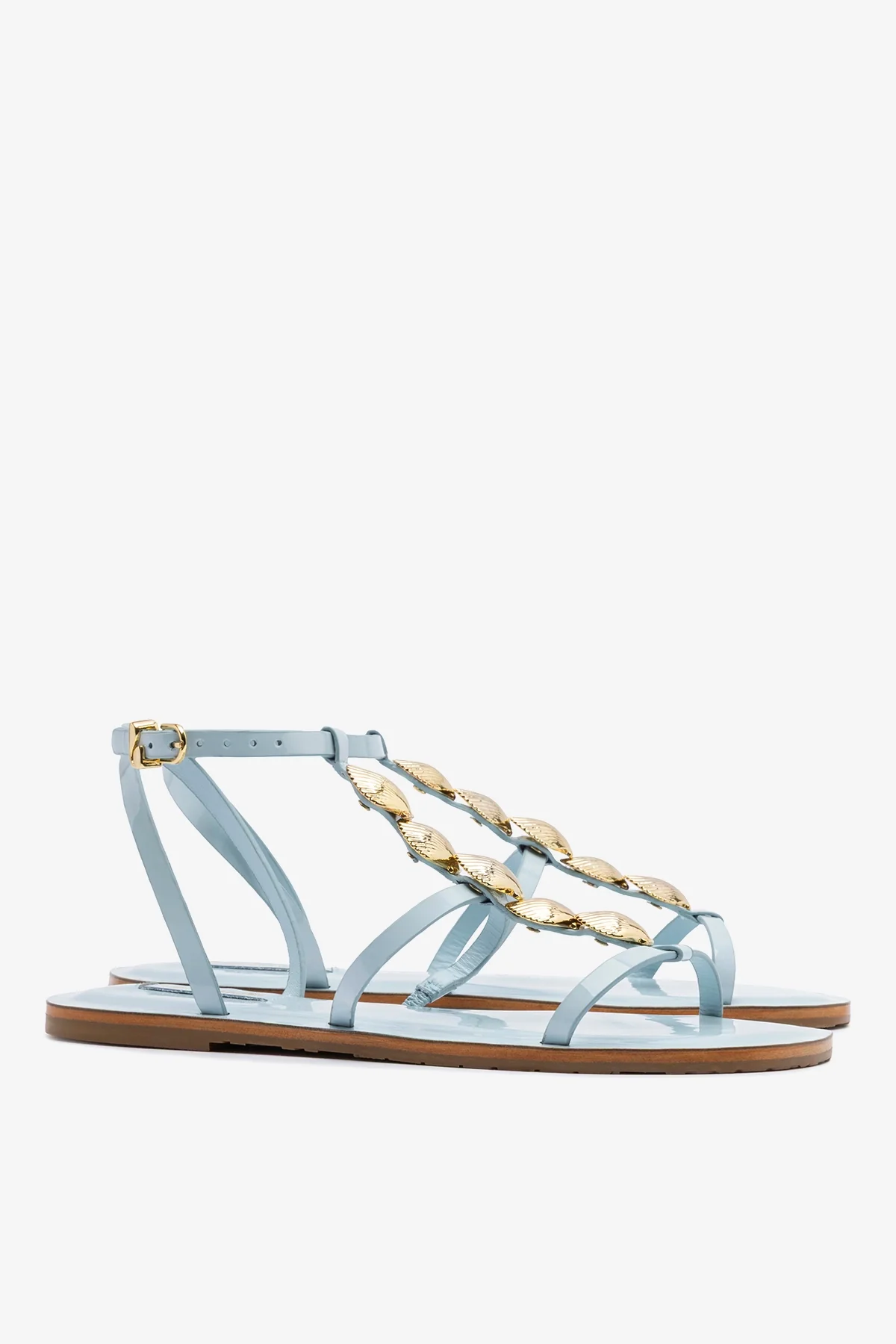 Coquile Flat Sandal Maya Patent Leather - Image 3