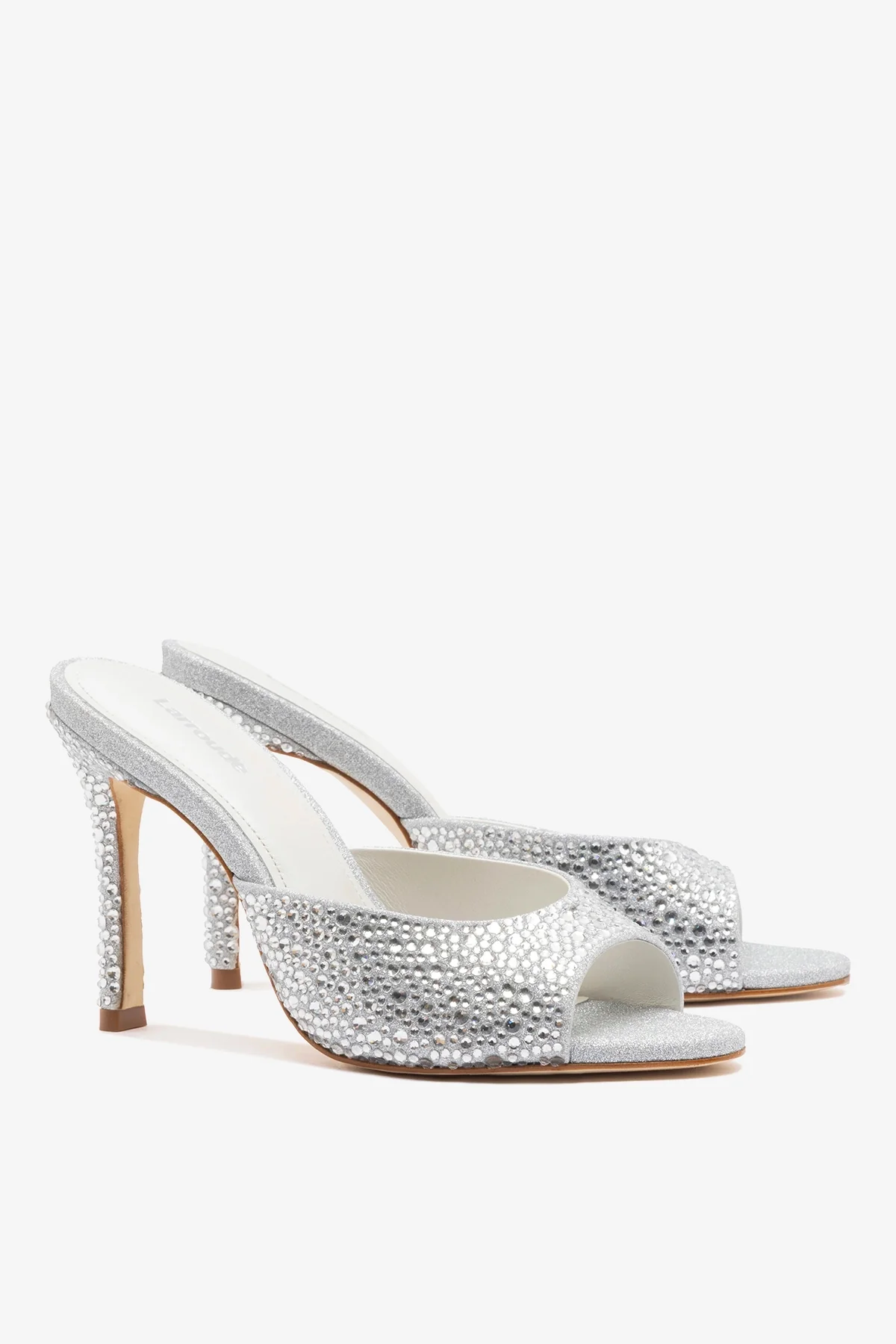 Jasmine Hi Mule Crystal Silver - Image 3