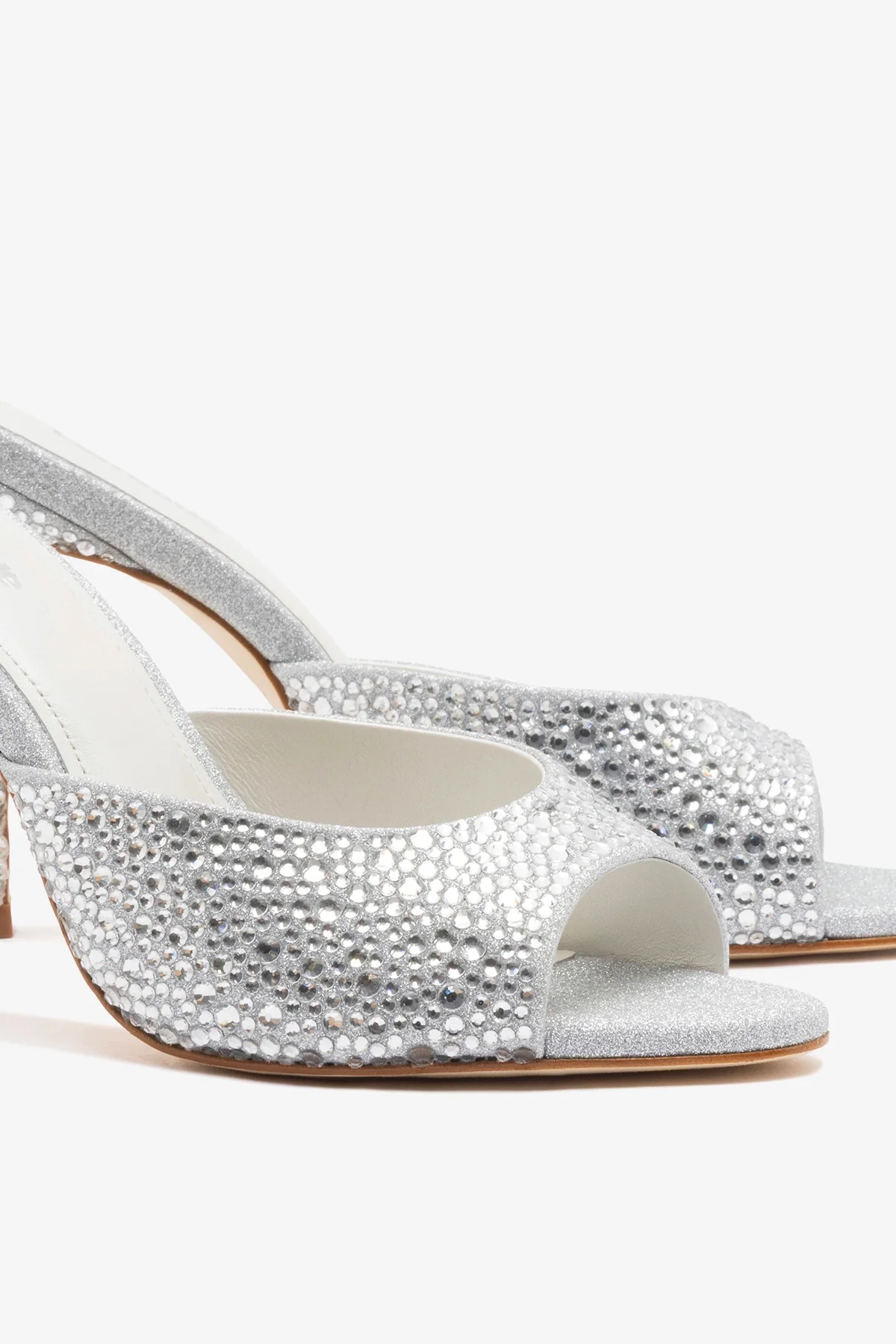 Jasmine Hi Mule Crystal Silver - Image 4