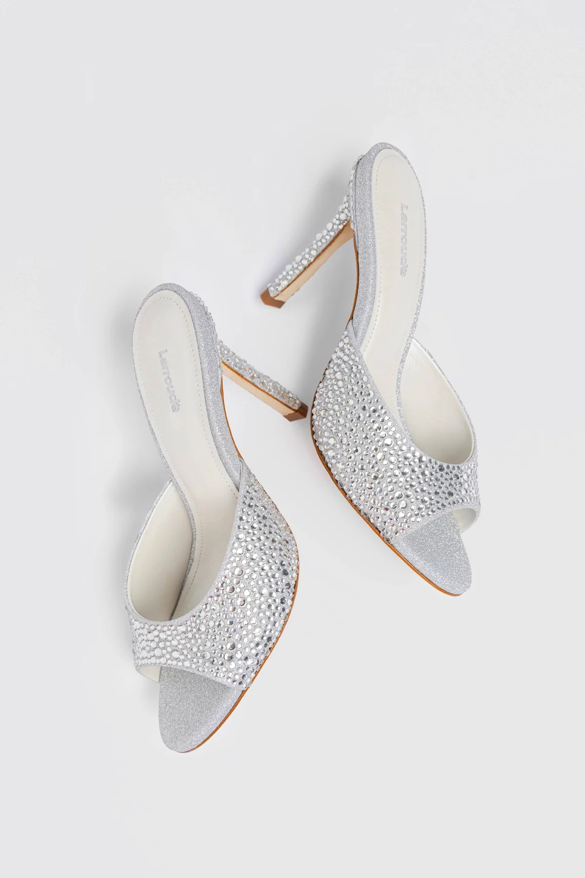 Jasmine Hi Mule Crystal Silver - Image 5