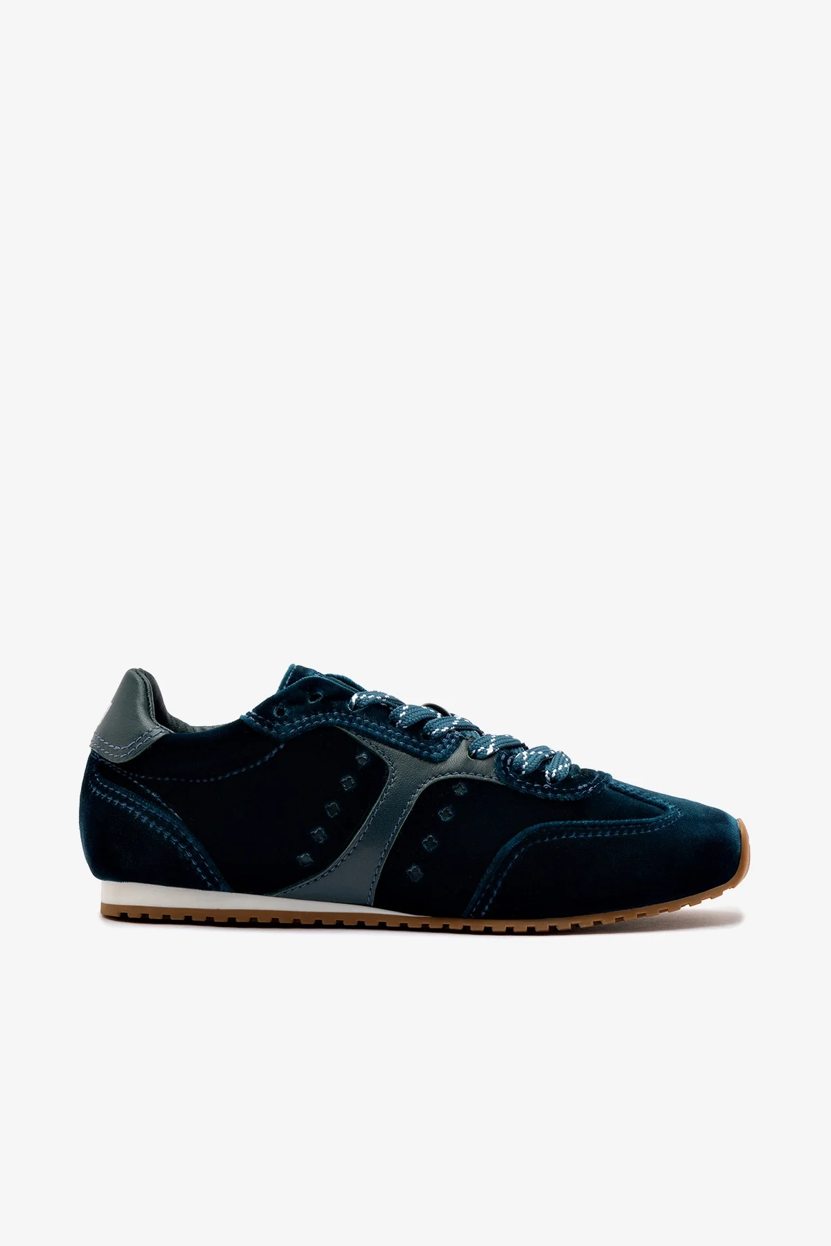 Stella Sneaker In Deepsea Velvet